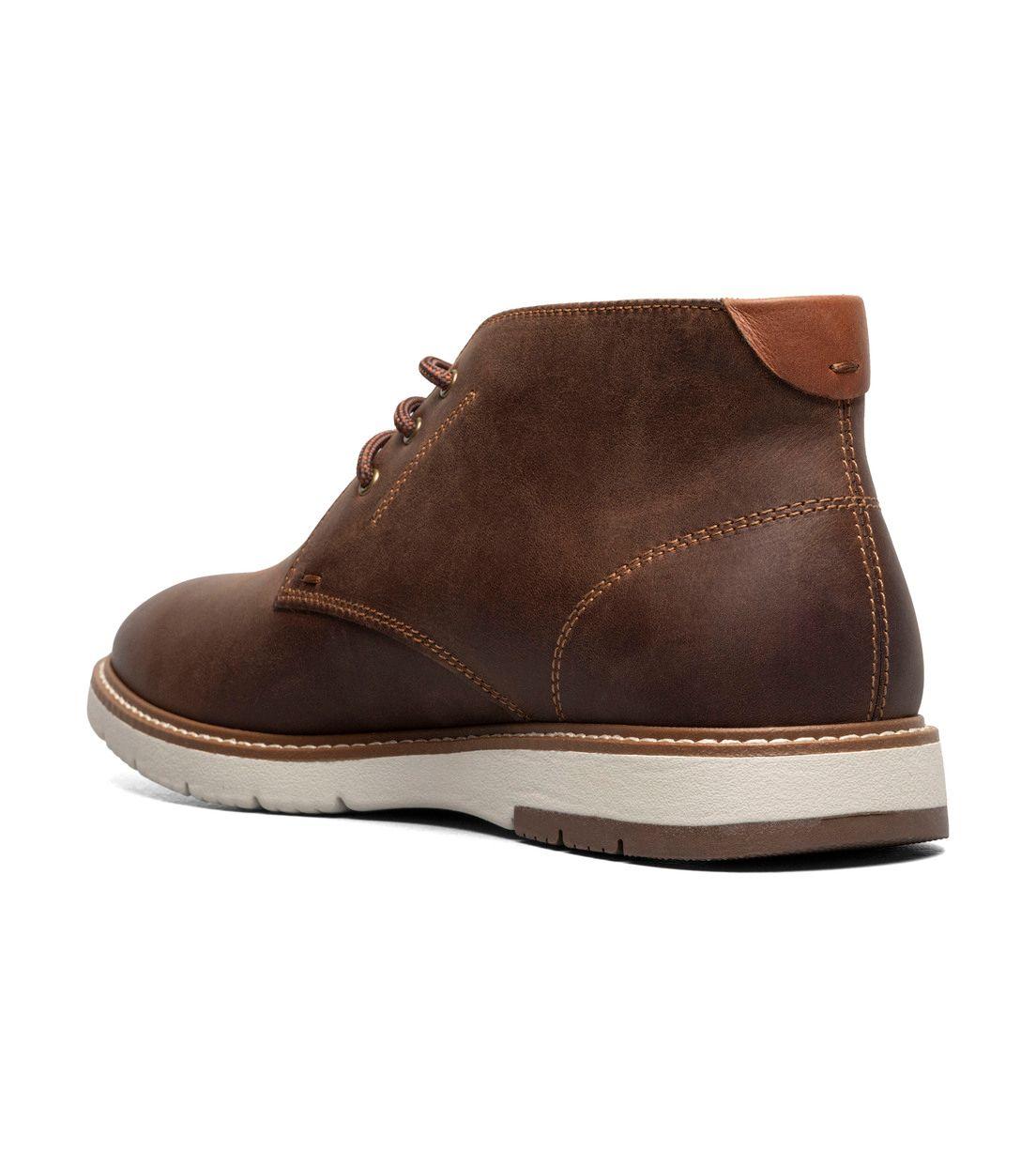 Botines Casual Vibe Plain Chukka Café-7