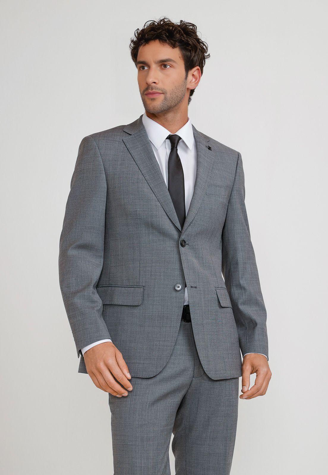 Traje Hombre Formal Lavable Executive Gris-0