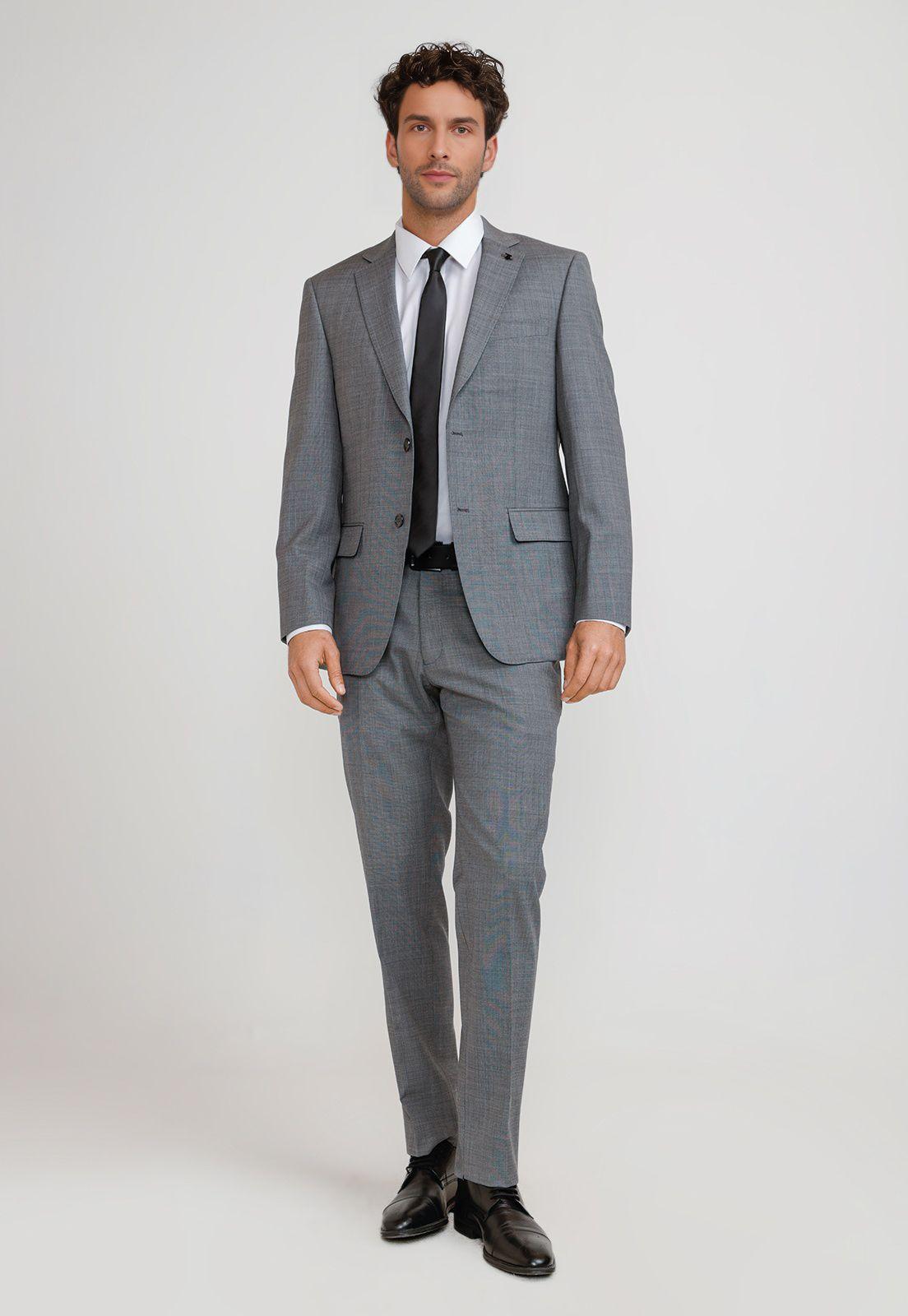 Traje Hombre Formal Lavable Executive Gris-3