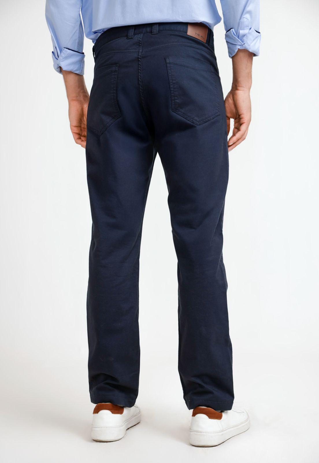 Pantalón Hombre Algodón Vilas Azul Marino-1