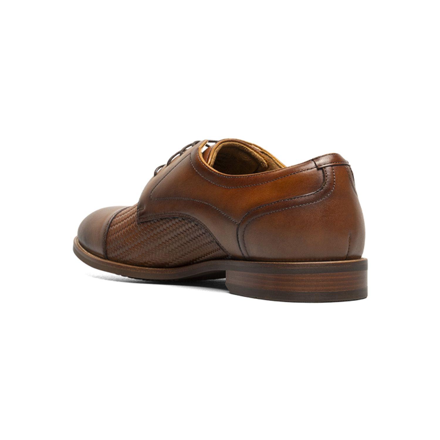 Zapatos Formal Cognac Rucci Weave Cap Toe-7