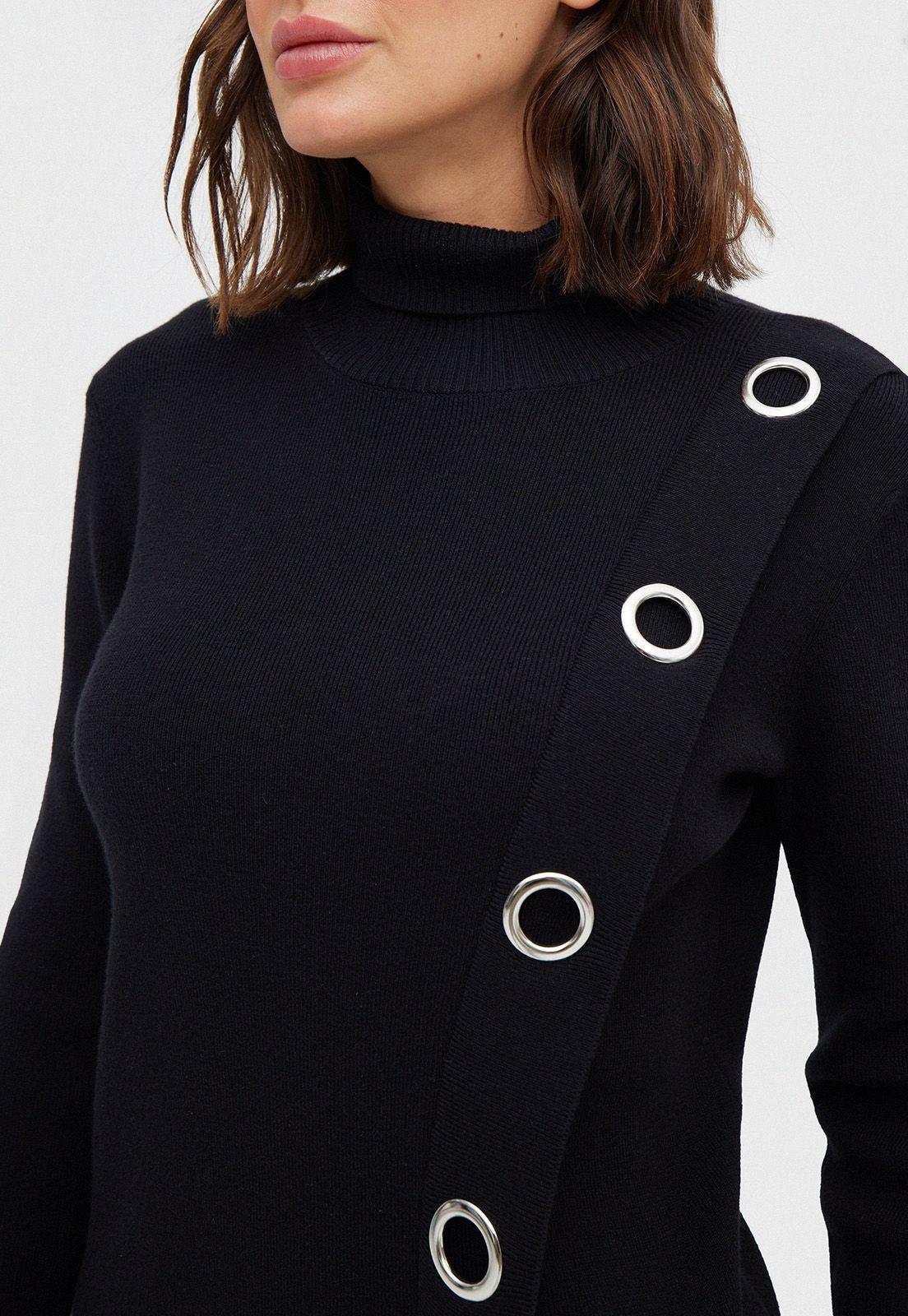 Sweater Gladiolo Negro-2