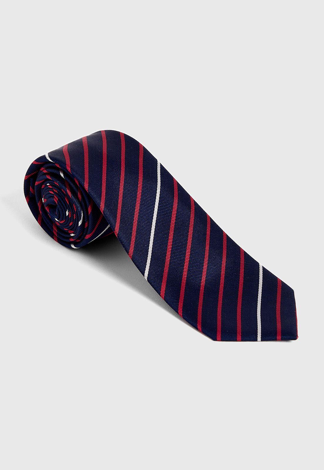 Corbata hombre Formal Executive Seda Azul -0