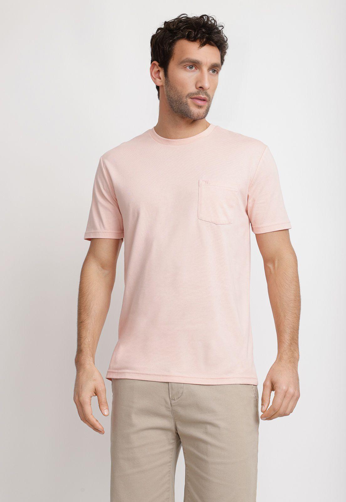 Polera Cuello C Algodón Pima Marcus Coral-0
