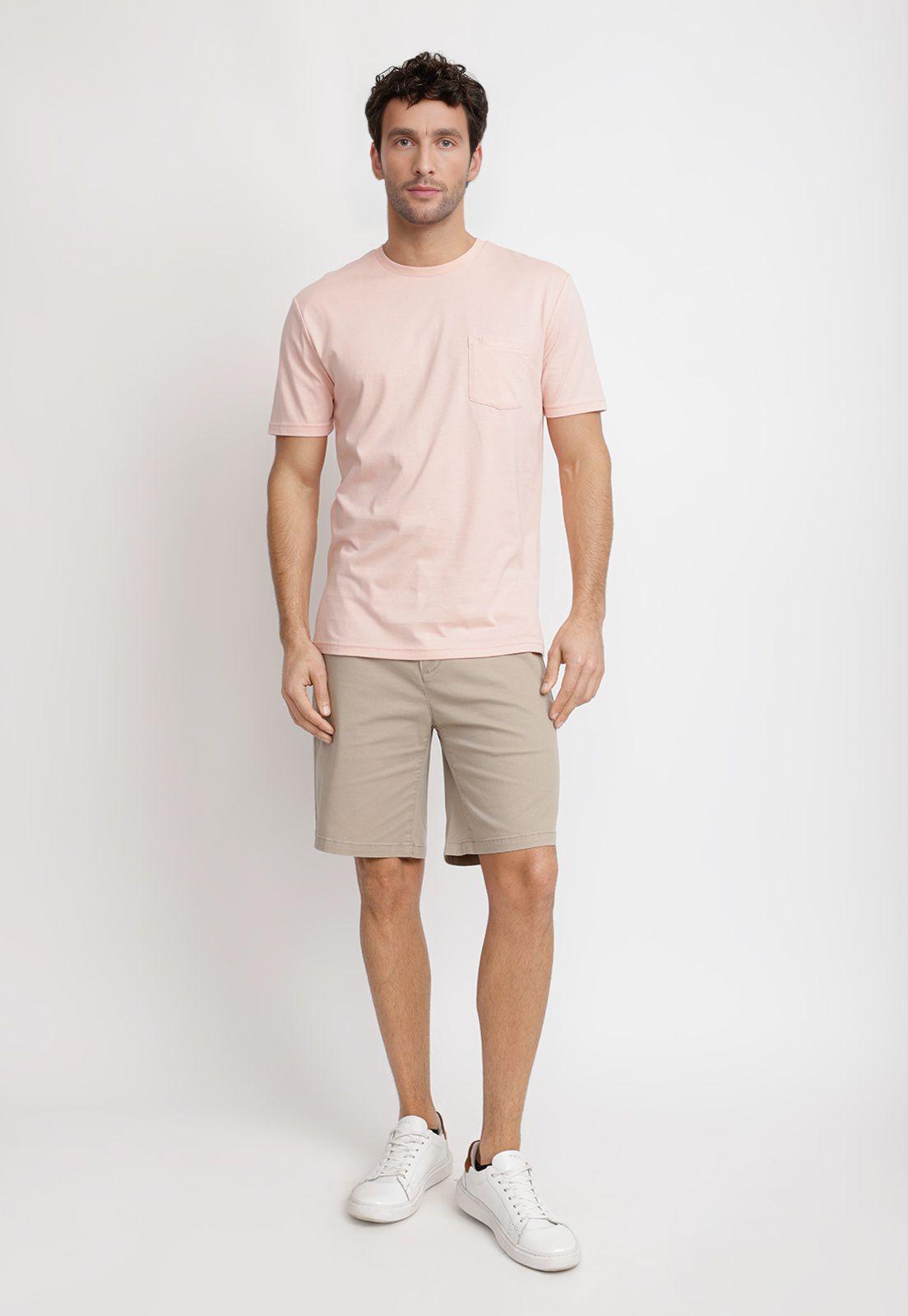 Polera Cuello C Algodón Pima Marcus Coral-3