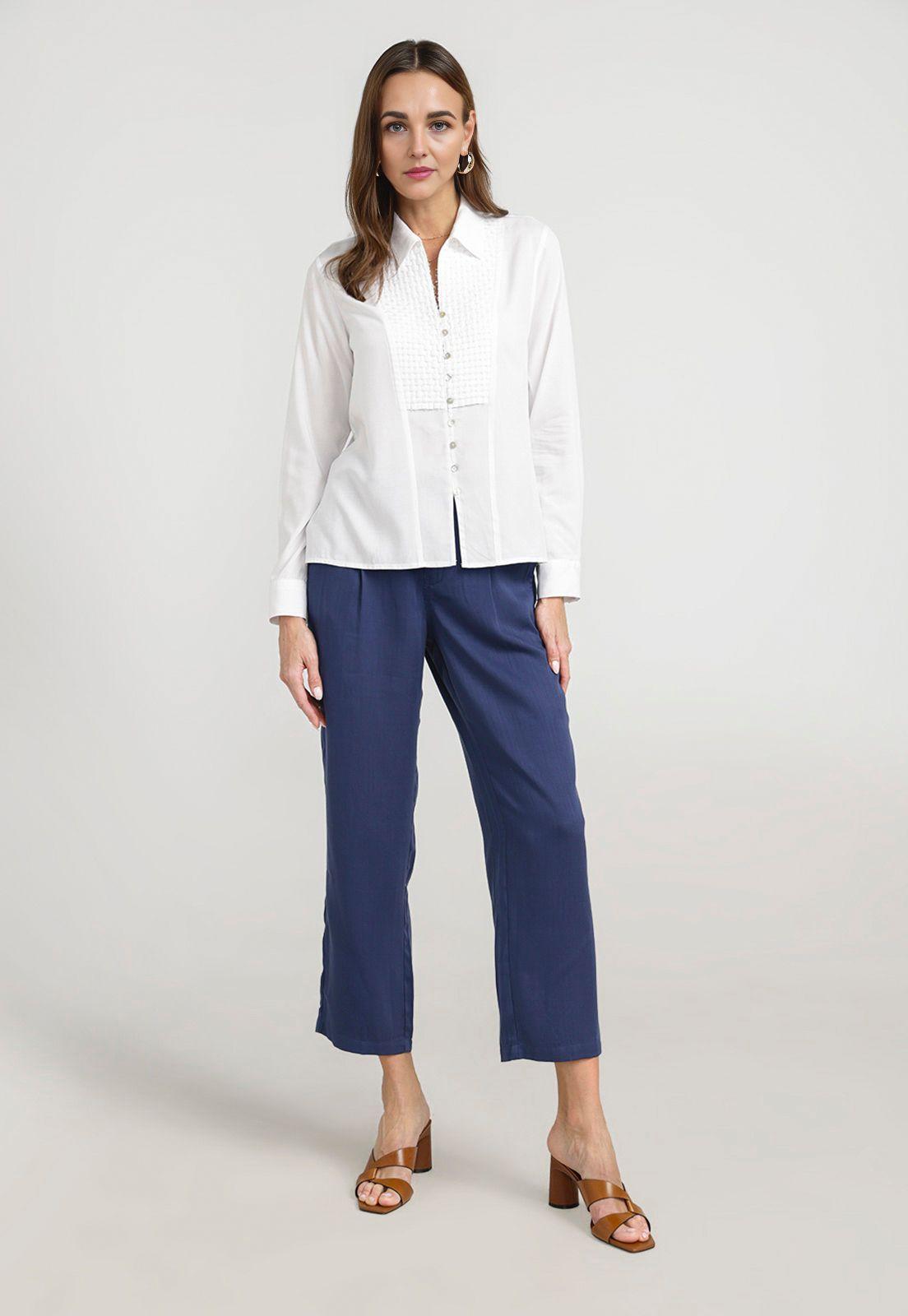 Blusa Mujer Amatista Viscosa Blanco-3