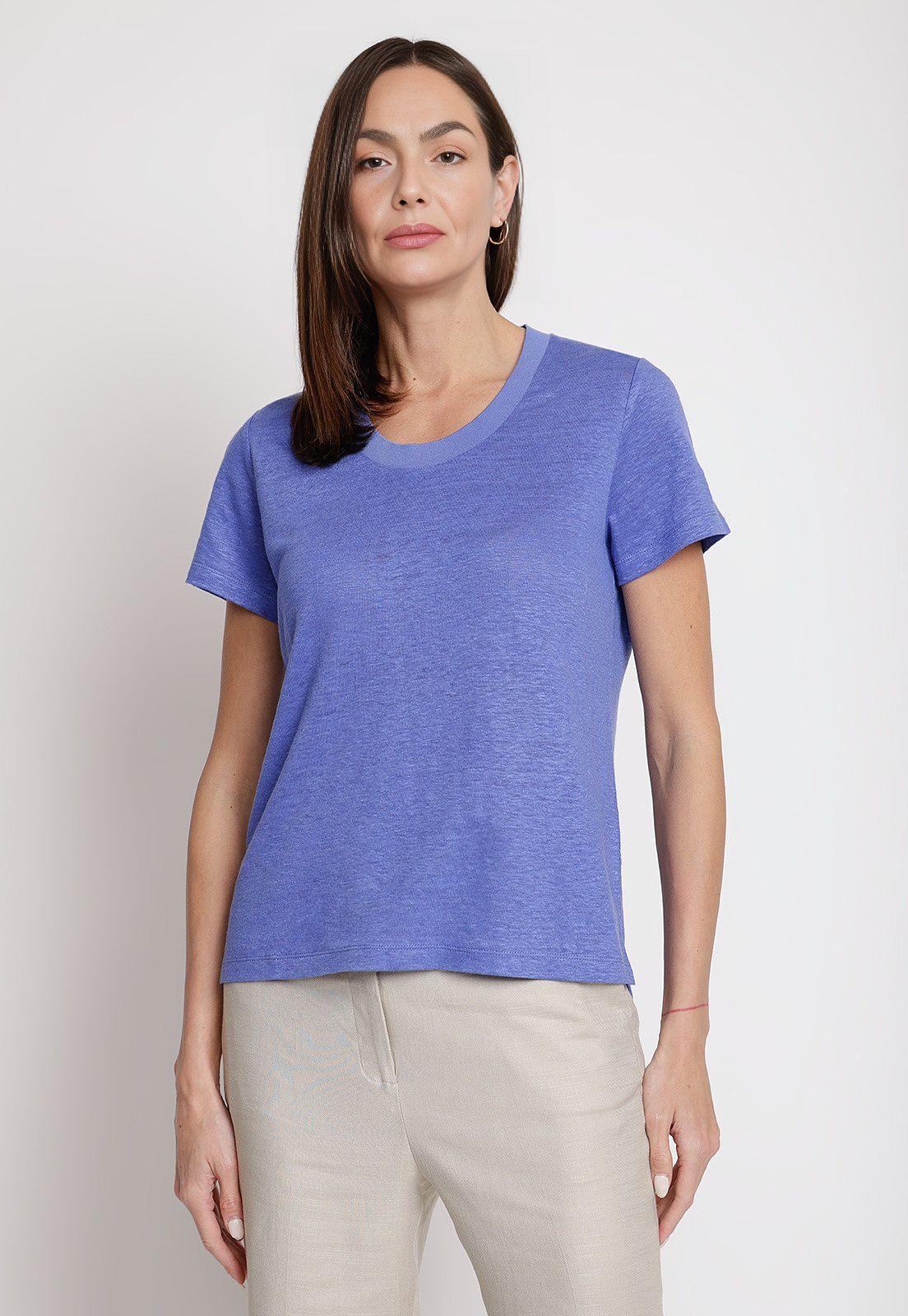 Polera de Mujer Modelo Gantt Color Azul-0