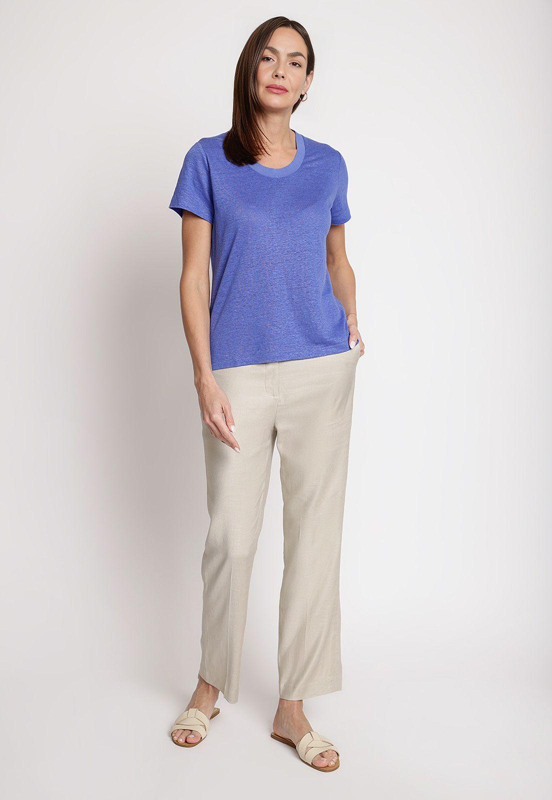 Polera de Mujer Modelo Gantt Color Azul-3