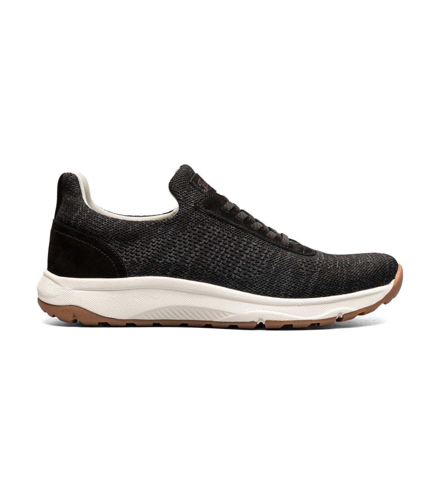 Zapatillas Casual Negro Satellite Knit Elastic Lace Slip On Sneaker-2