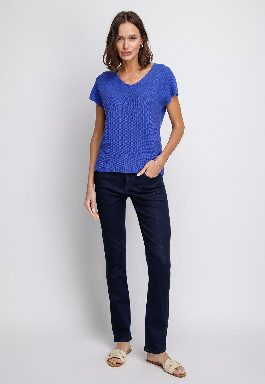 Polera De Mujer Azafrán Azul-3