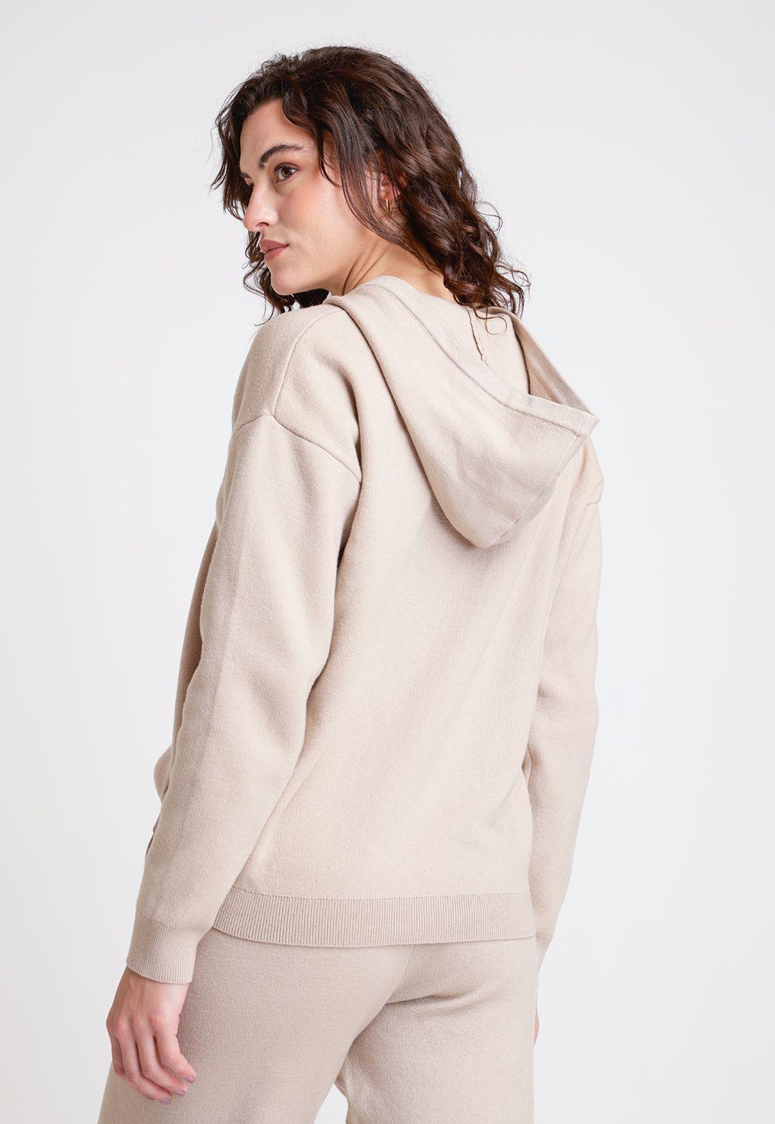 Polerón De Mujer Modelo Avis Top Color Beige-1