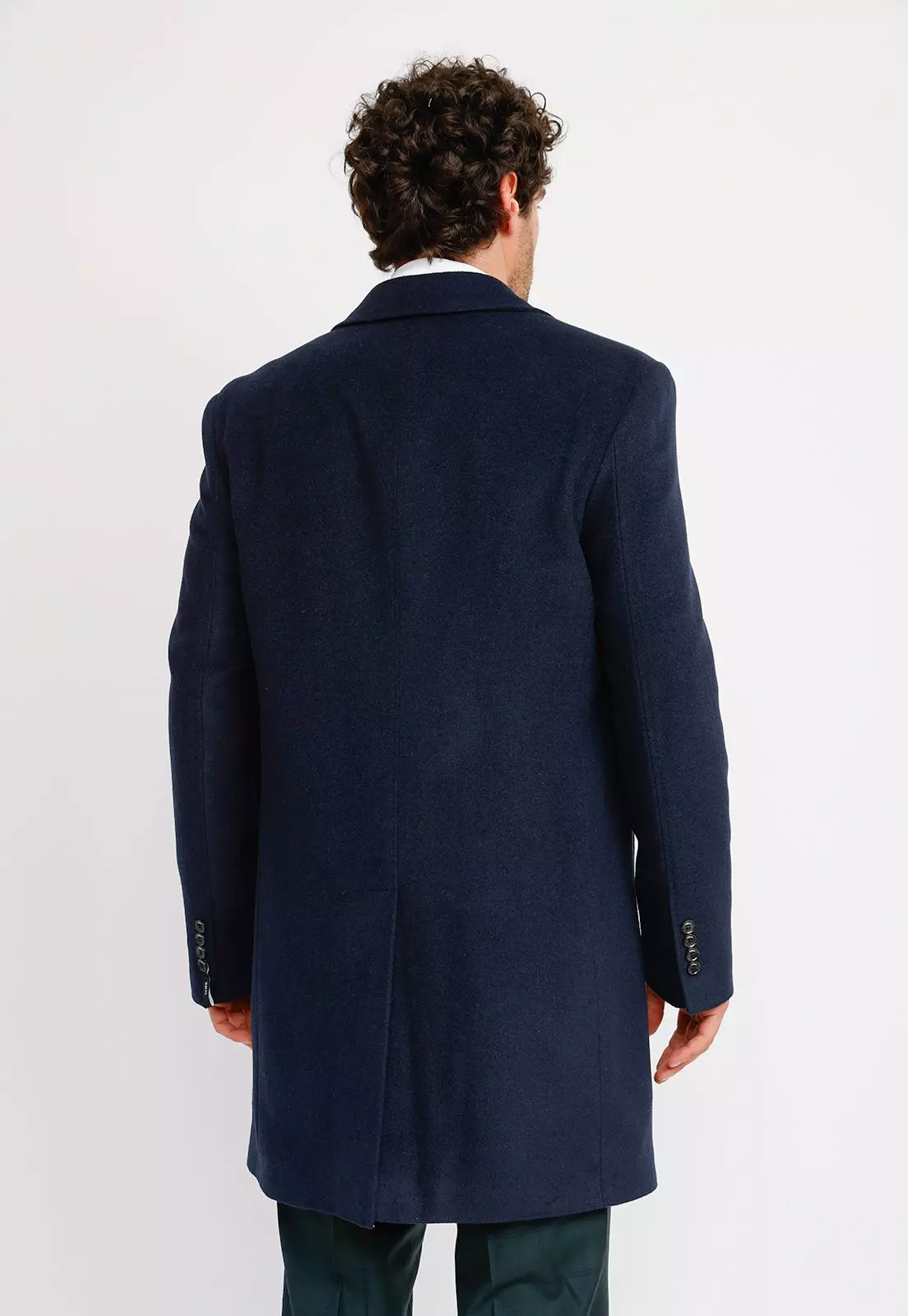 Abrigo Hombre Formal Vercelli Voyage Azul Marino-1
