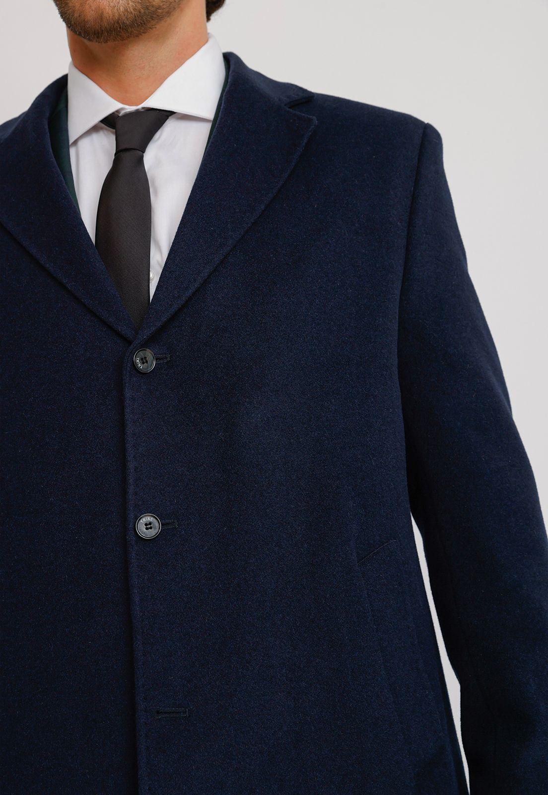 Abrigo Hombre Formal Vercelli Voyage Azul Marino-2
