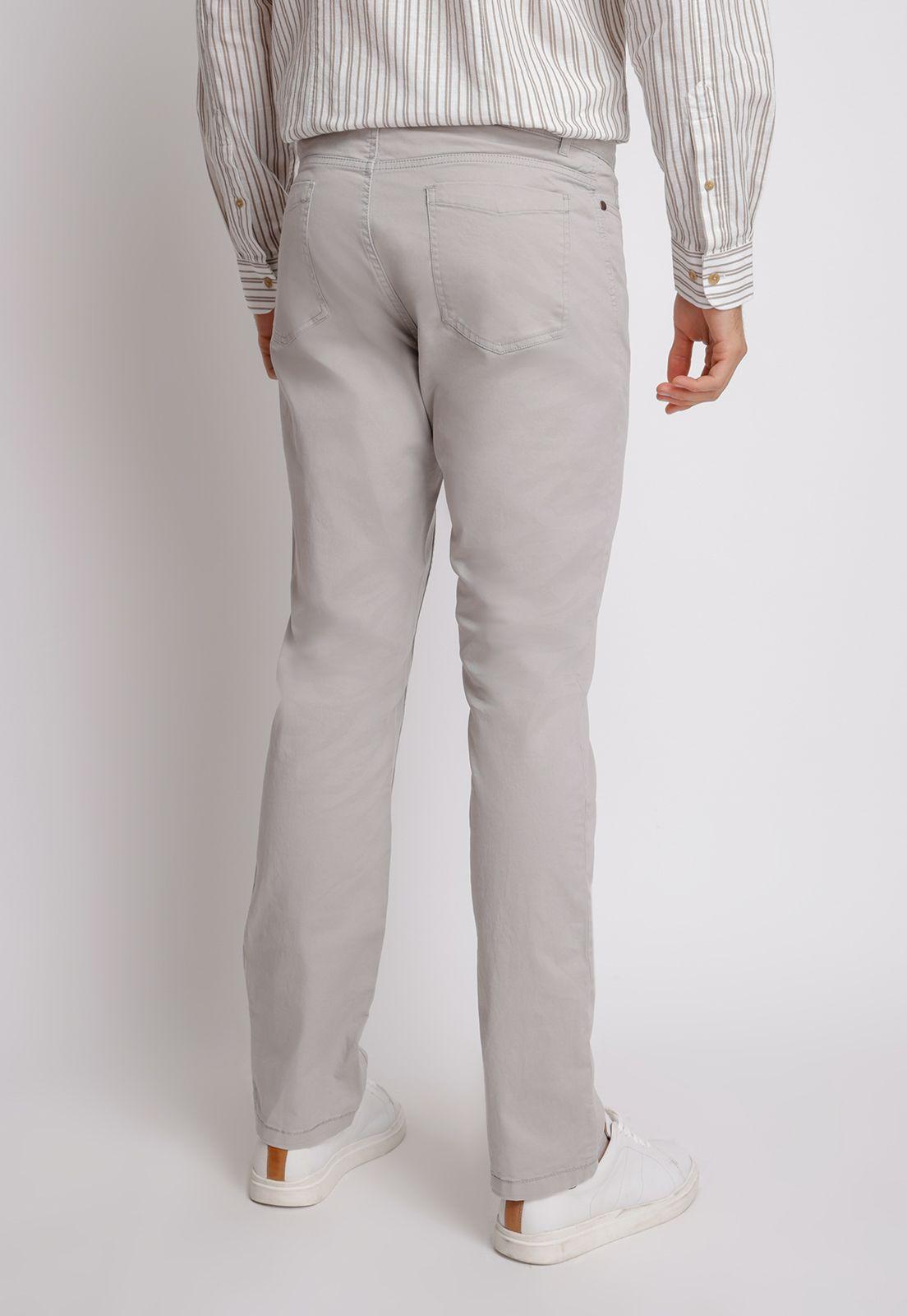 Pantalón hombre Slim Fit Vilas Algodón Gris claro-1