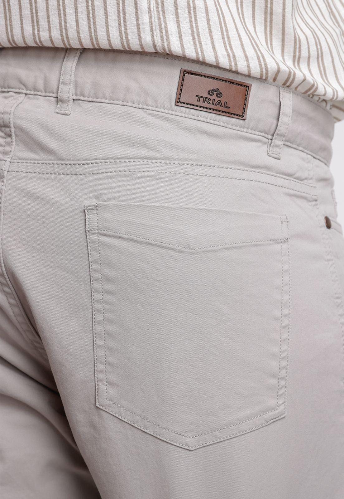 Pantalón hombre Slim Fit Vilas Algodón Gris claro-2