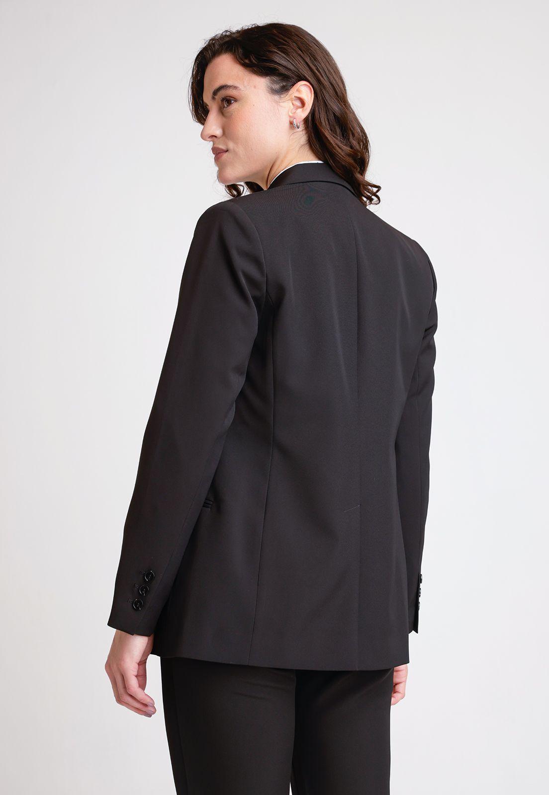Chaqueta De Mujer Modelo Peyton Color Negro-1