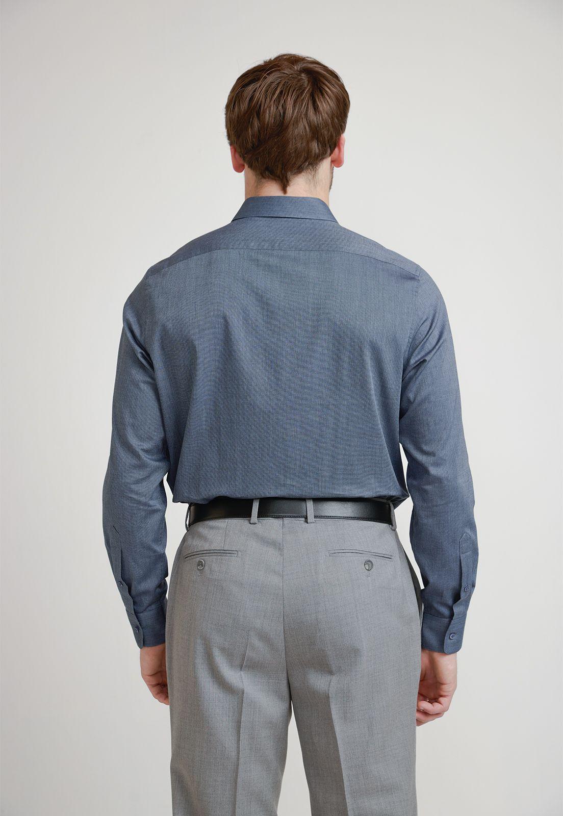 Camisa Hombre Formal Classic Azul Marino-1