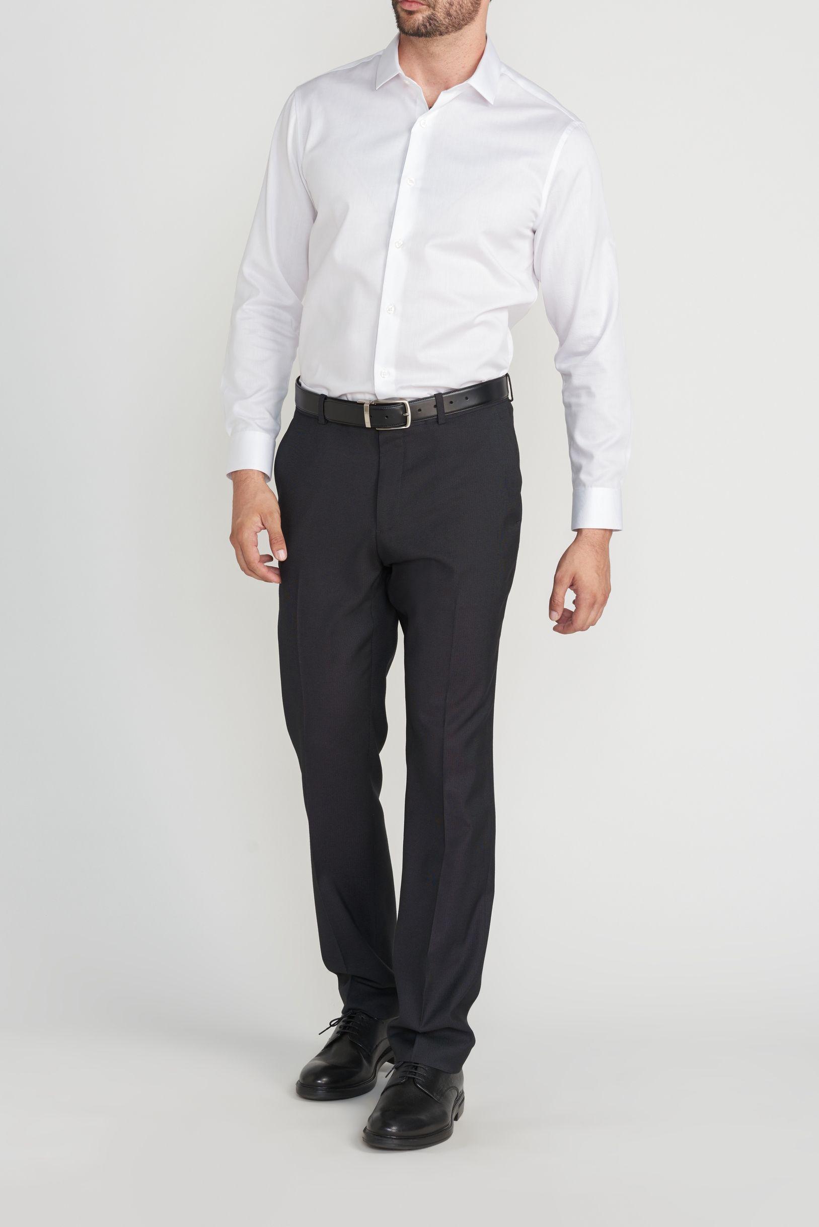 Pantalón Formal Microdiseño Negro-2