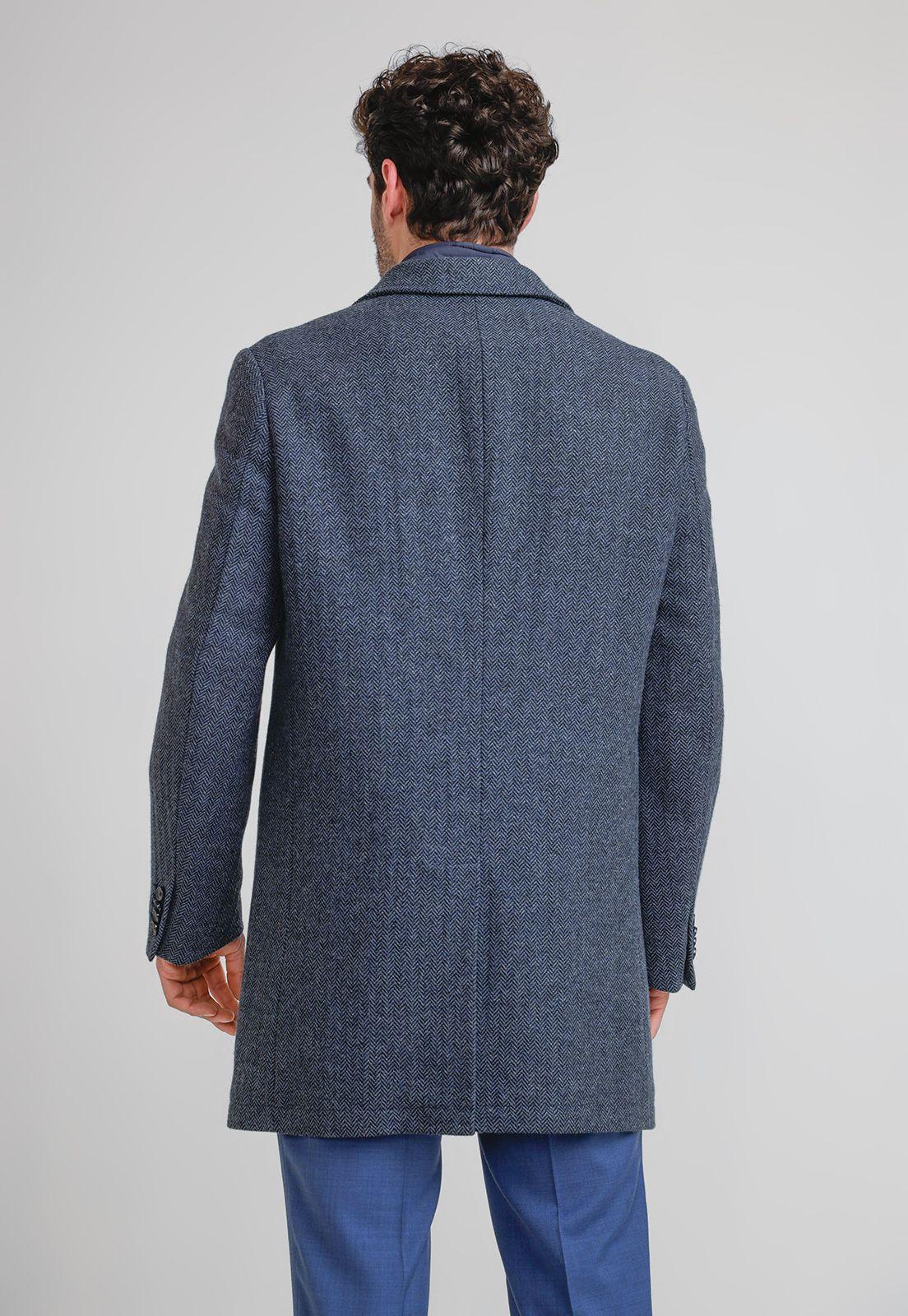 Abrigo Formal Hombre Classic Azul Marino-4