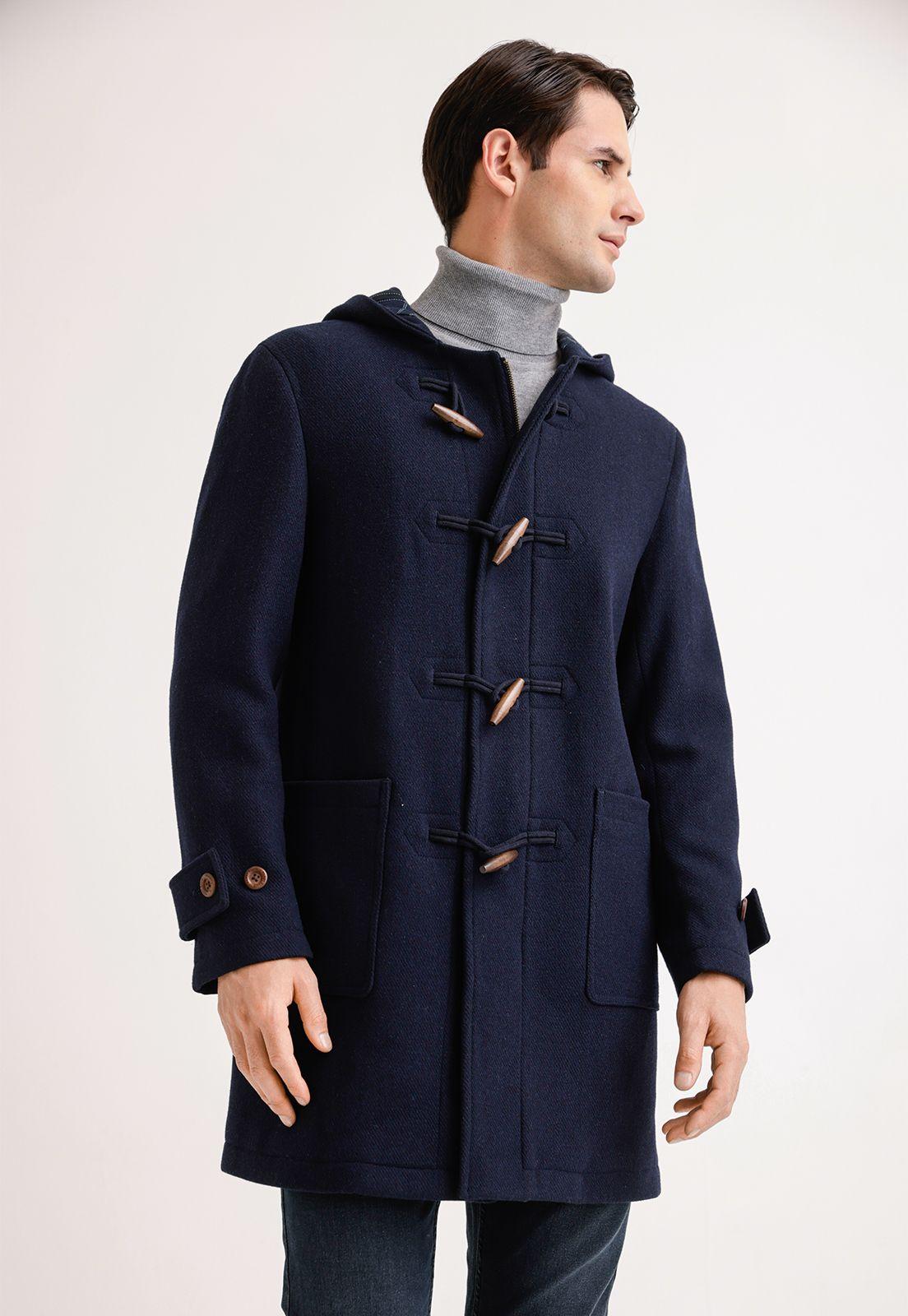 Montgomery Hombre Liso Lana Navy-0