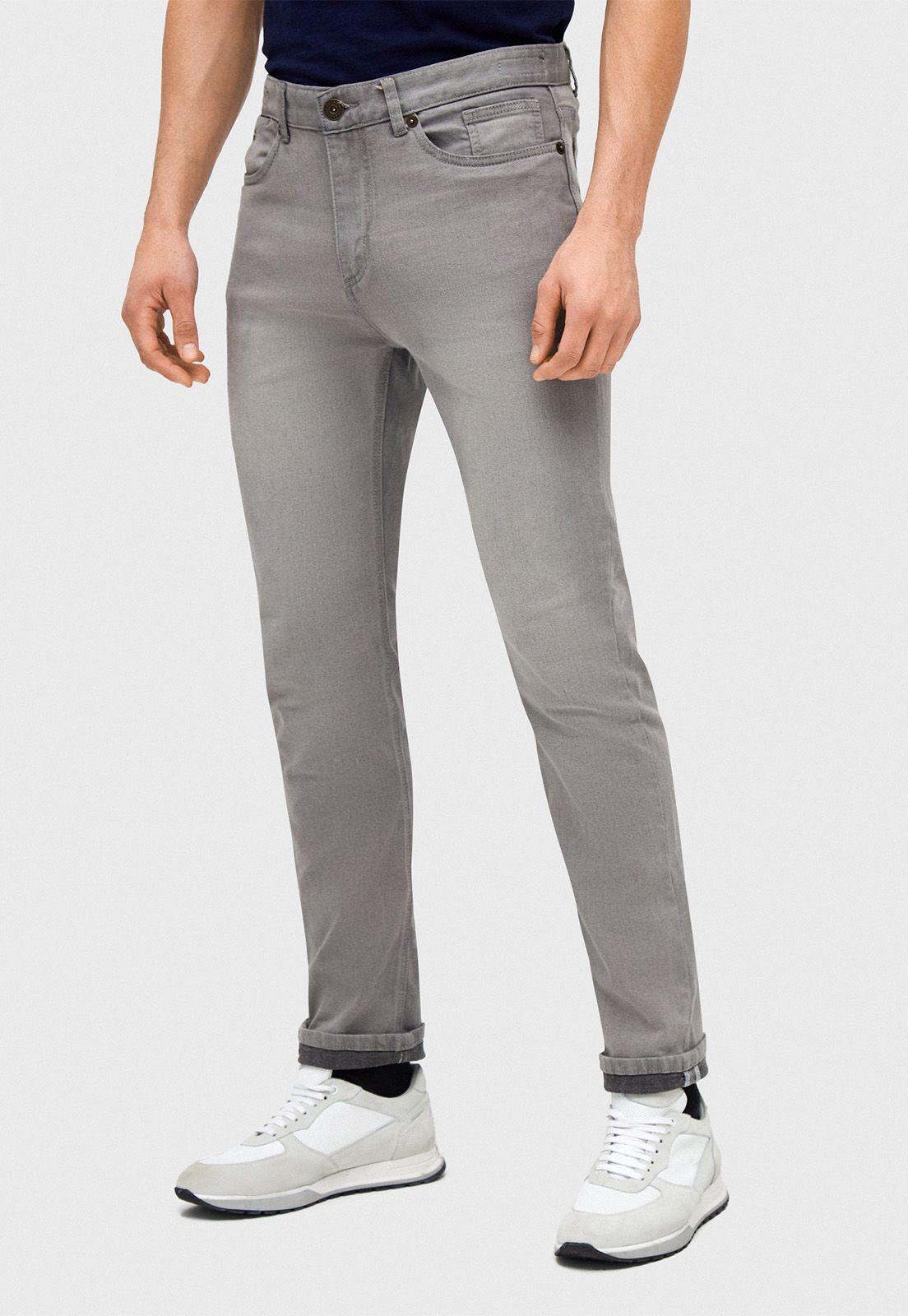 Jeans Slim Norman Gris-0