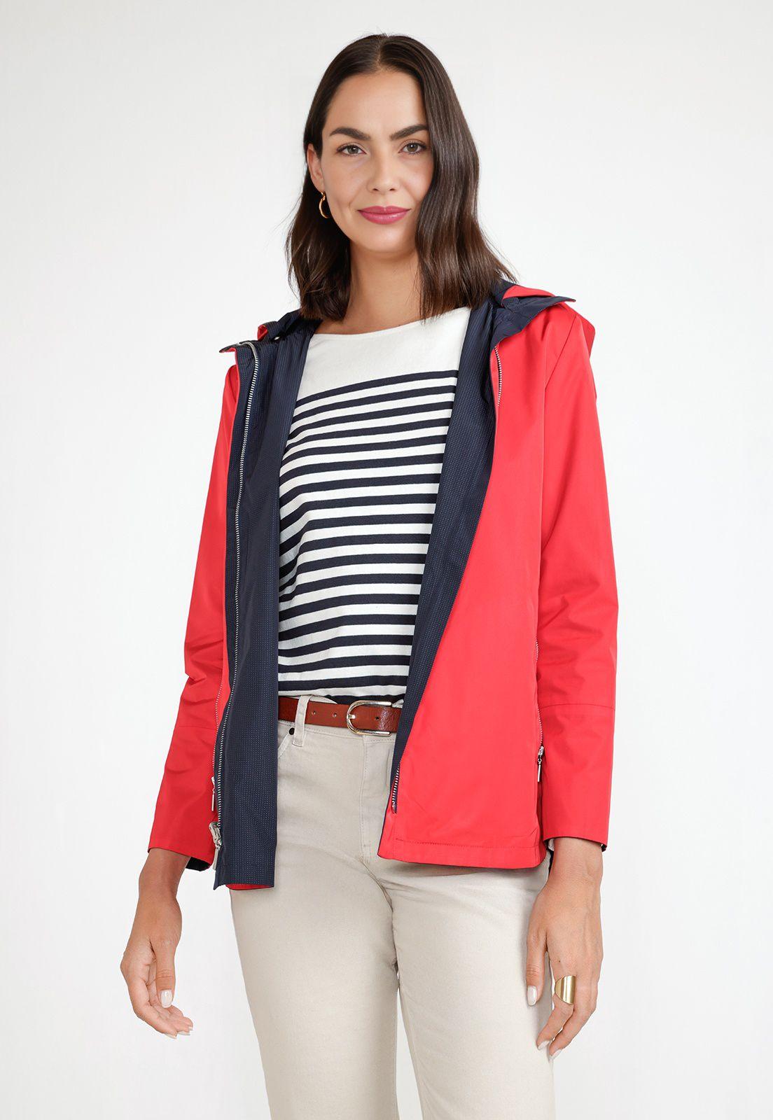 Chaqueta Mujer Reversible Eva Marino/Rojo-1