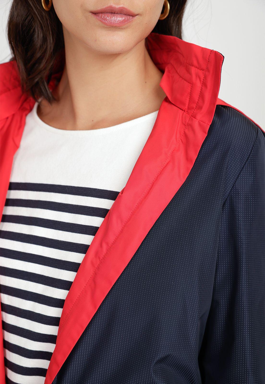 Chaqueta Mujer Reversible Eva Marino/Rojo-4