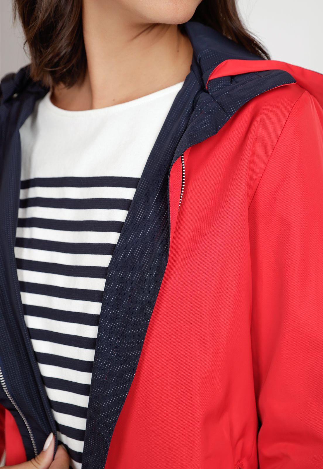 Chaqueta Mujer Reversible Eva Marino/Rojo-5