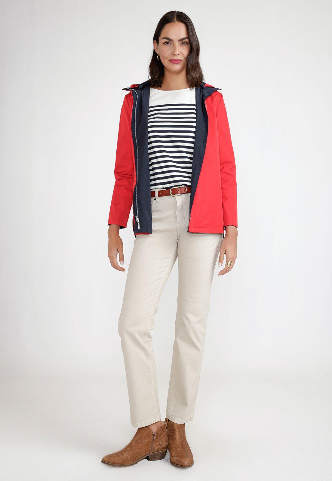 Chaqueta Mujer Reversible Eva Marino/Rojo-6