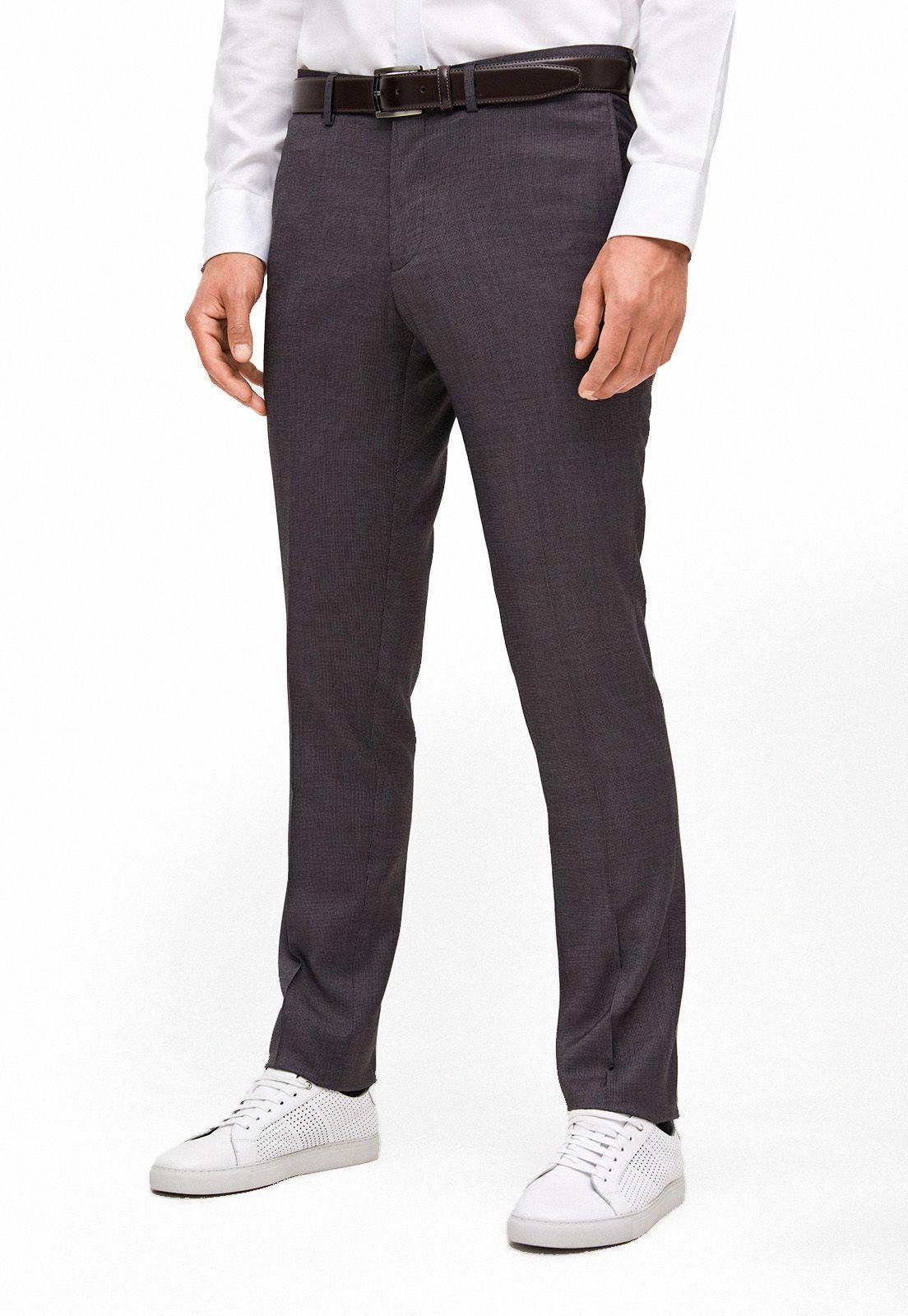 Pantalón Suit Sep Washable Gris Oscuro-0