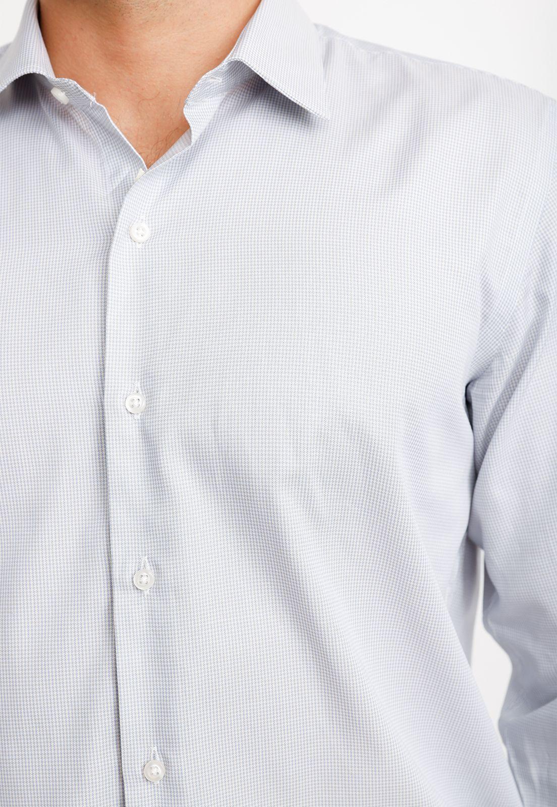 Camisa Pied De Poule Algodón Europe Lila-2