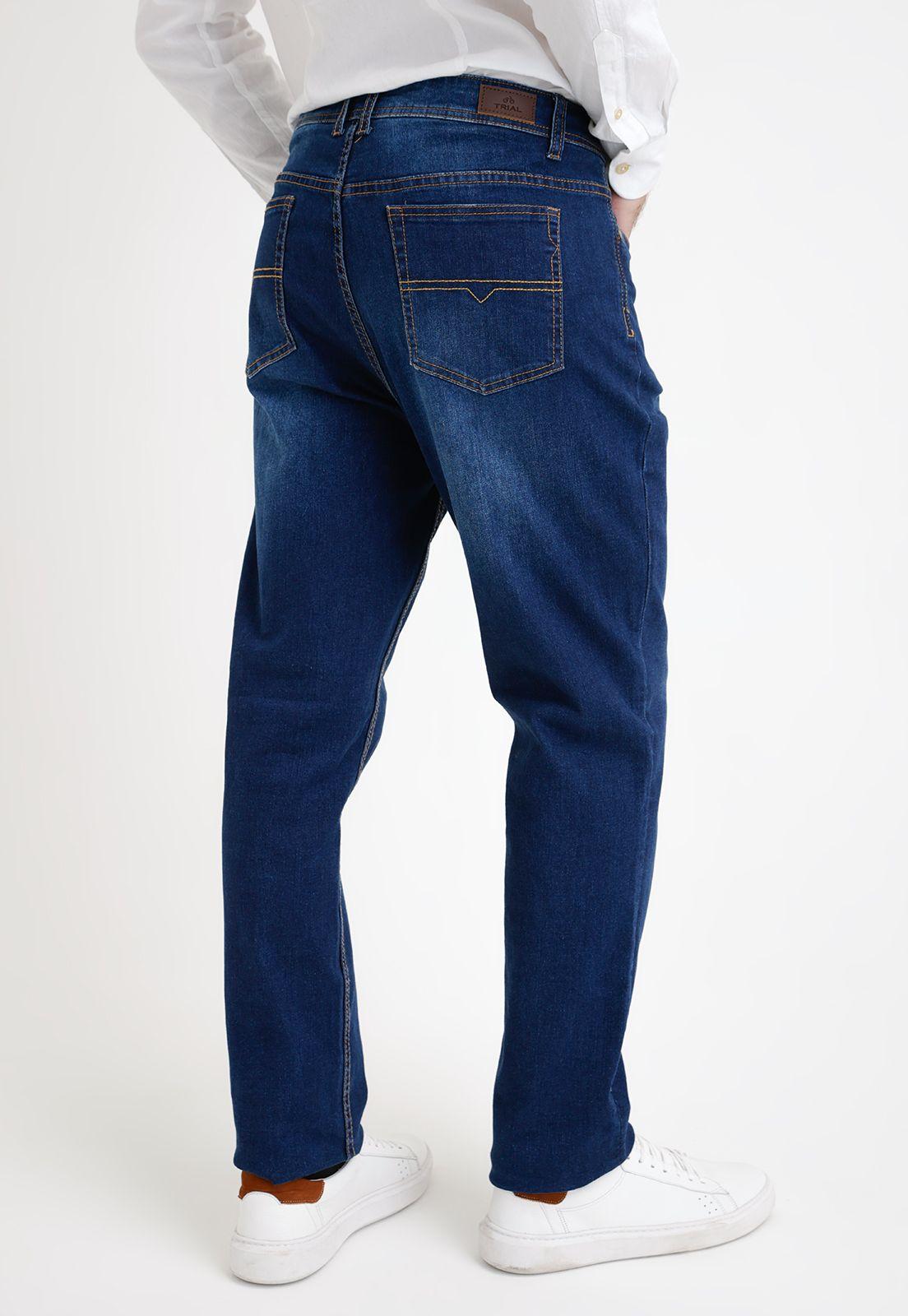 Jeans hombre Slim Fit Metropoli Algodón Azul medio-1