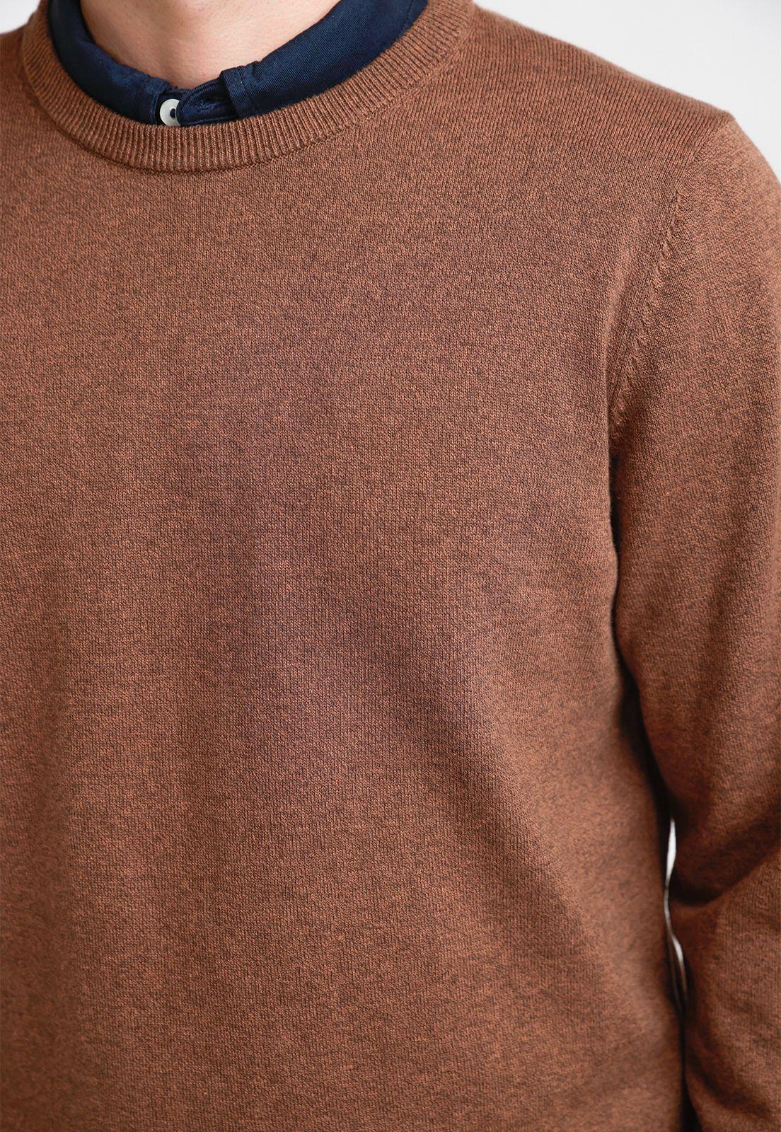 Sweater Hombre Cuello C Phelps Terracota-2
