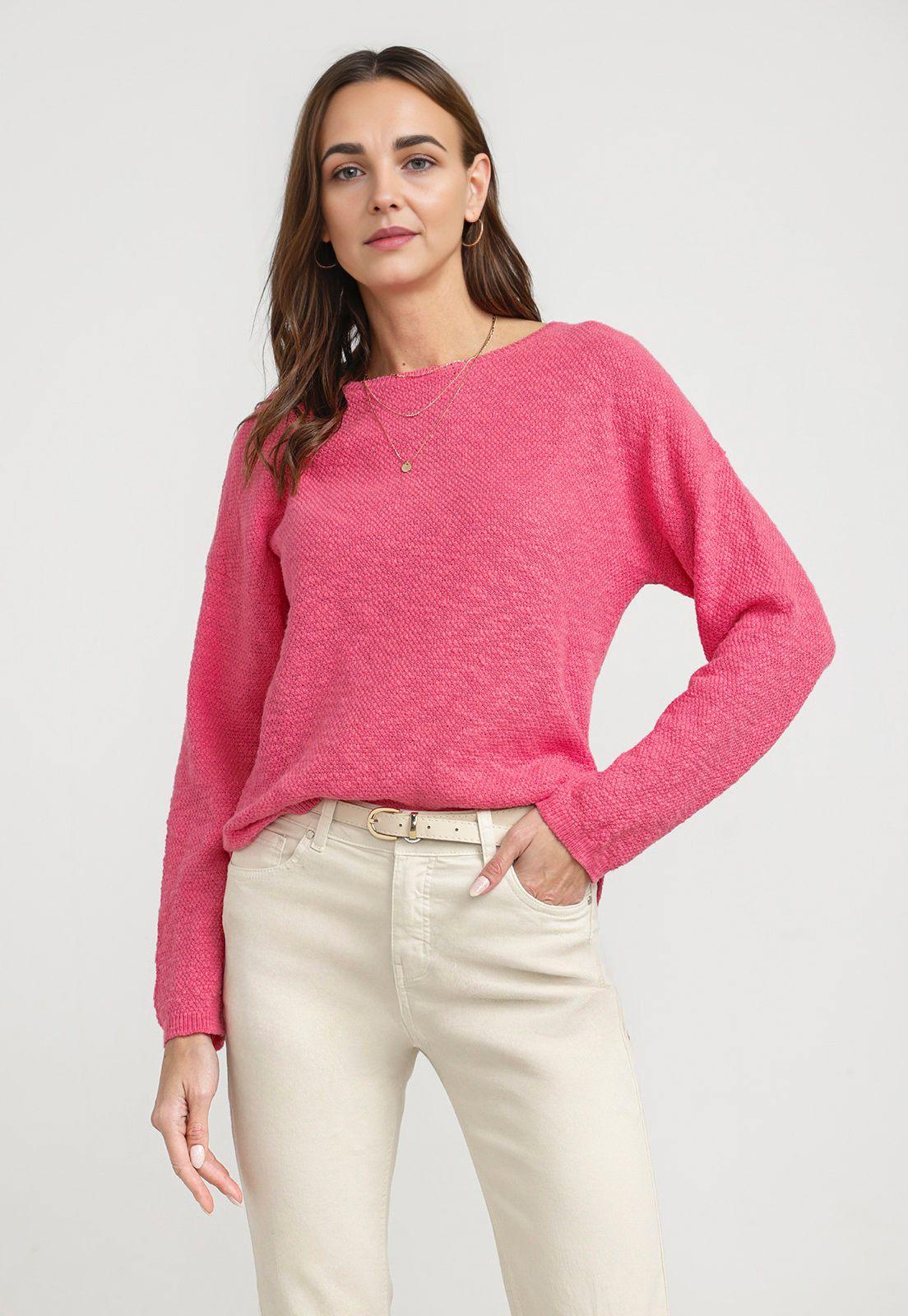 Sweater Mujer Cameron Algodón Coral-0