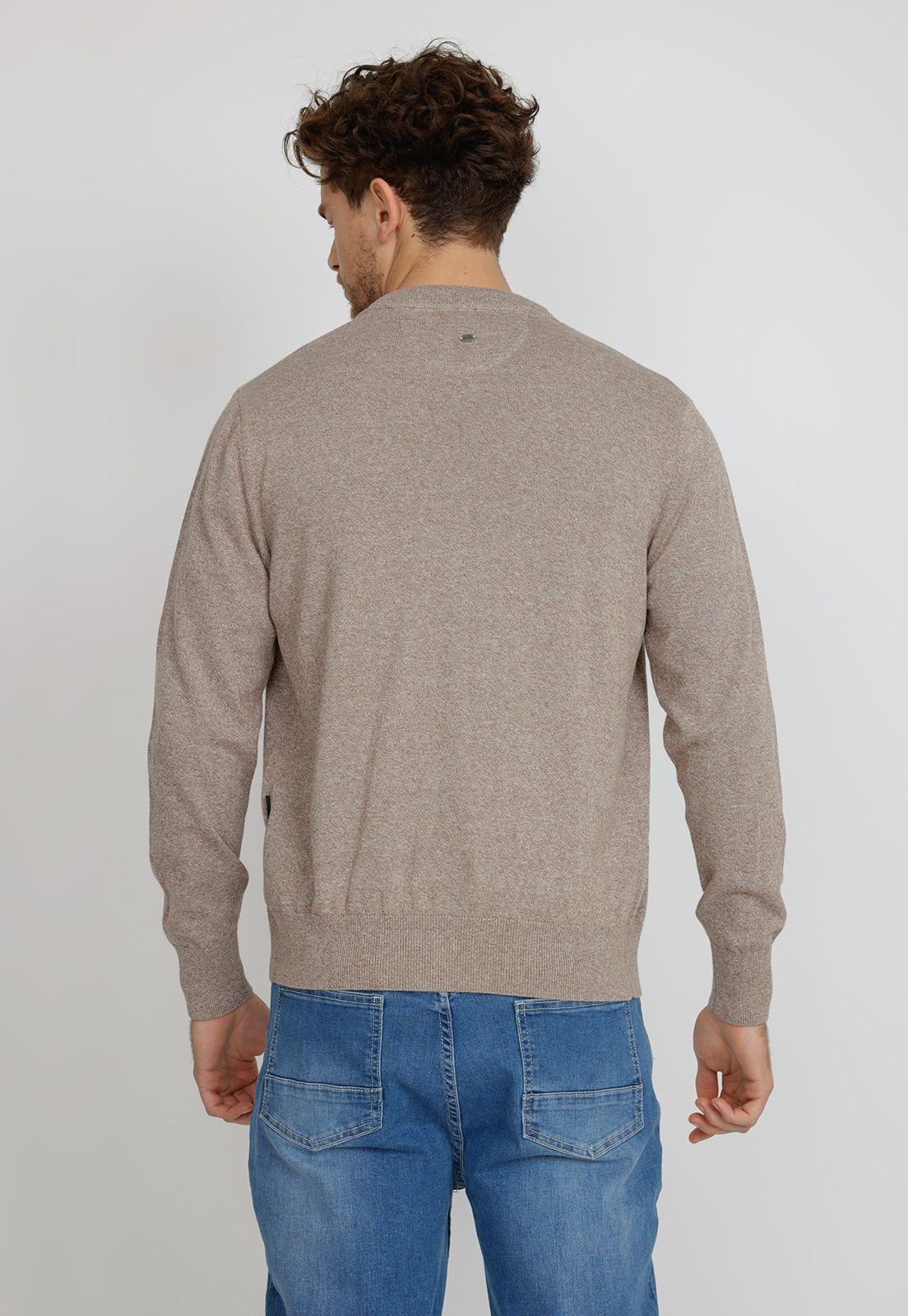 Tejido hombre Casual Slim Fit Paulo Algodón Tan -1