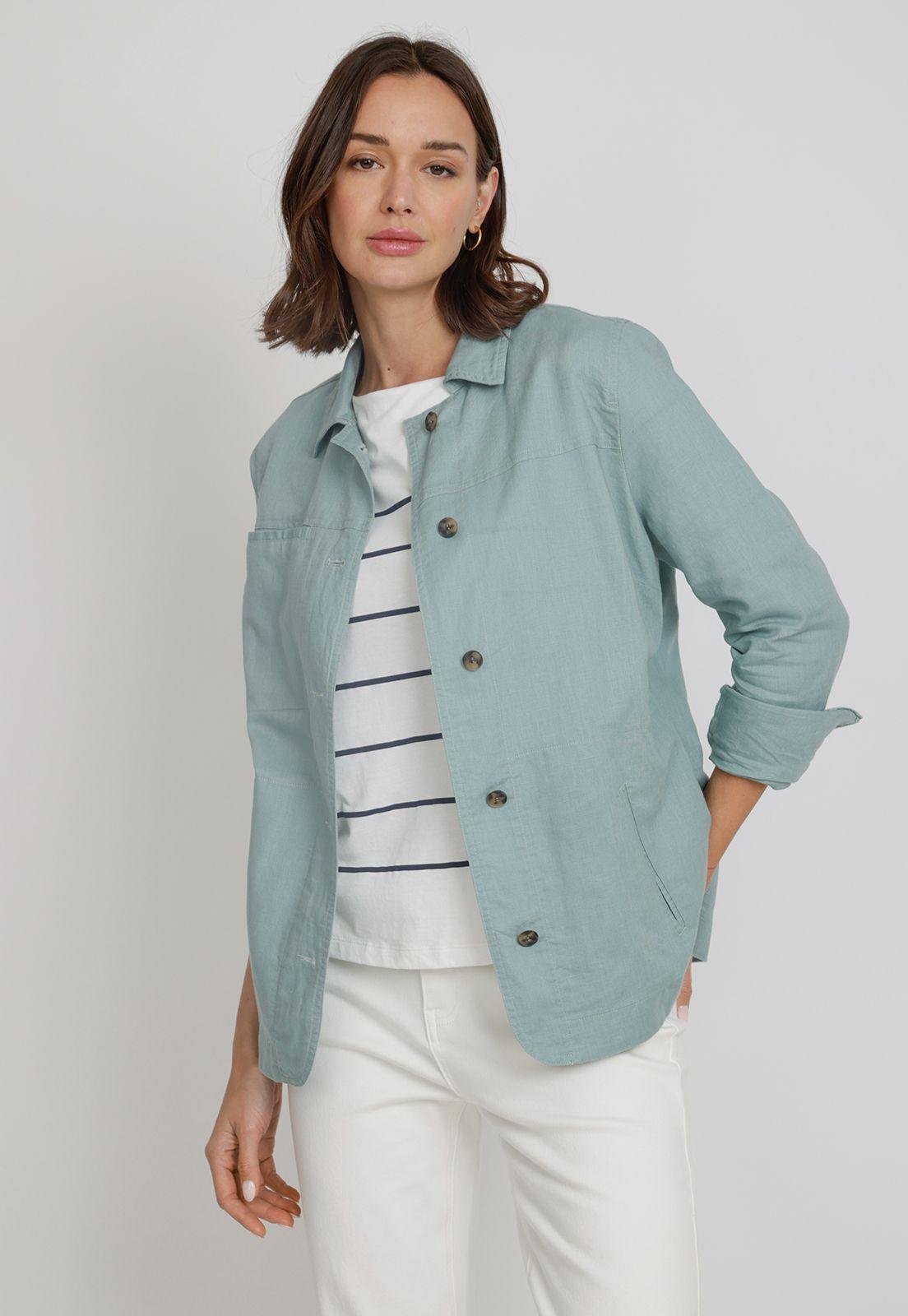Sobrecamisa De Mujer Astazú Menta-0