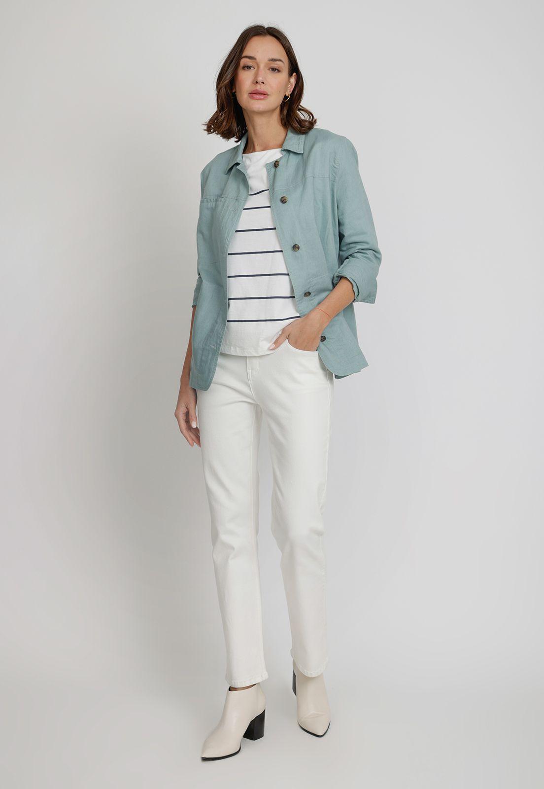 Sobrecamisa De Mujer Astazú Menta-3