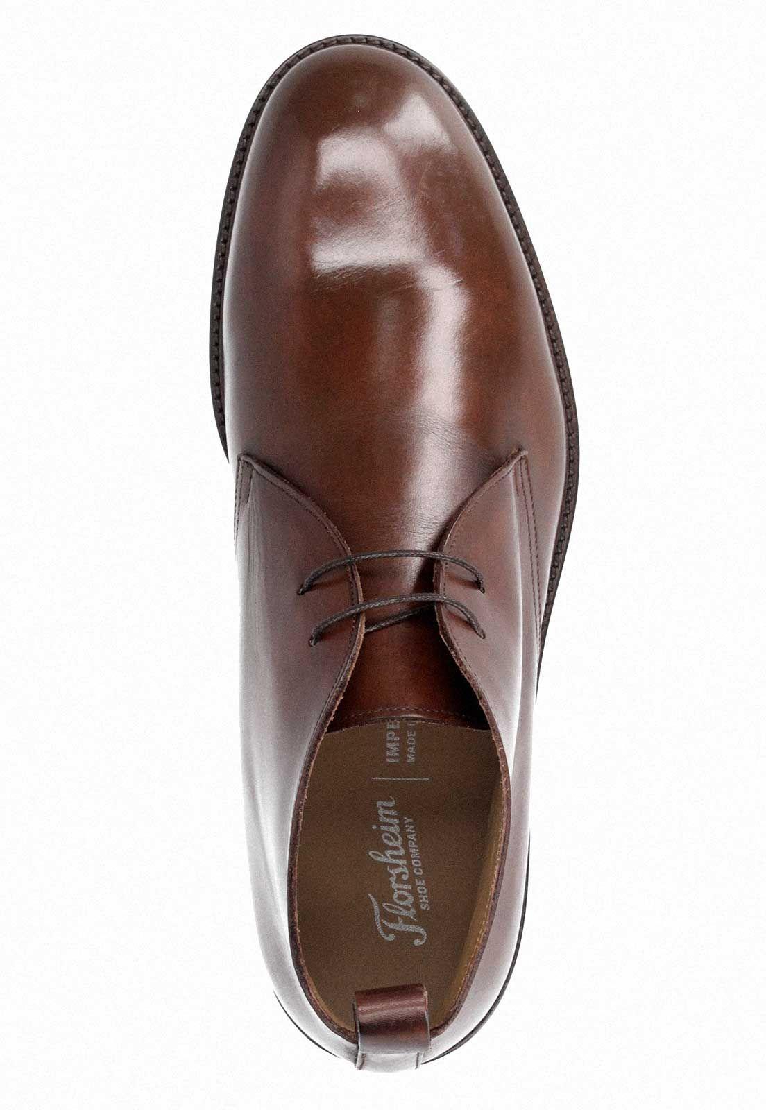 Botines Formal Italianos Voltago Plain Toe Chukka Cognac-3