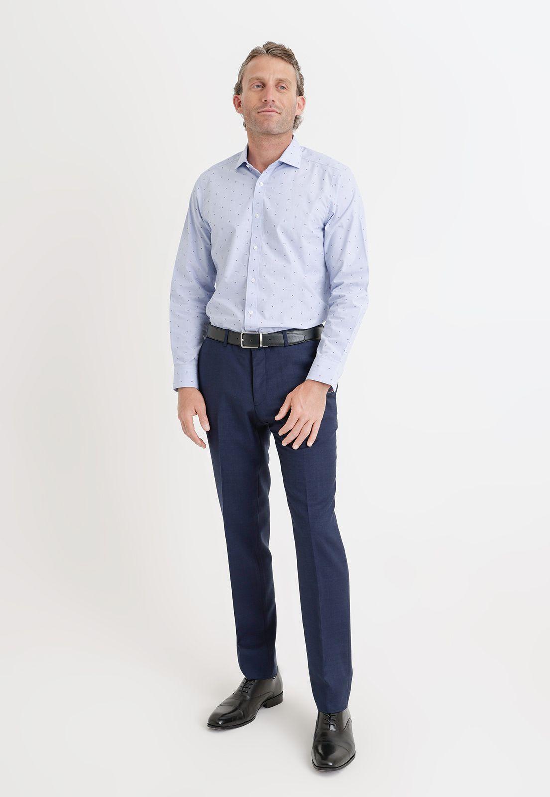 Camisa formal hombre executive celeste-3