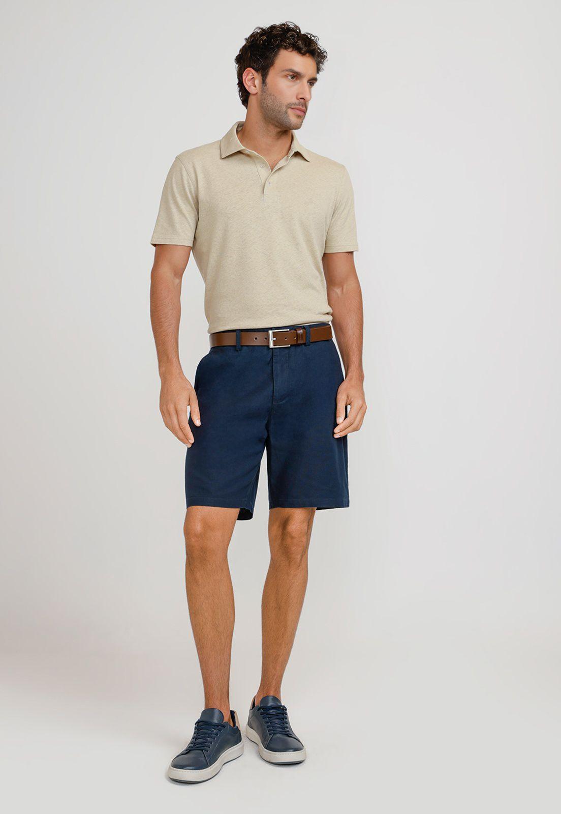 Bermuda Lino Venus Azul Marino-3