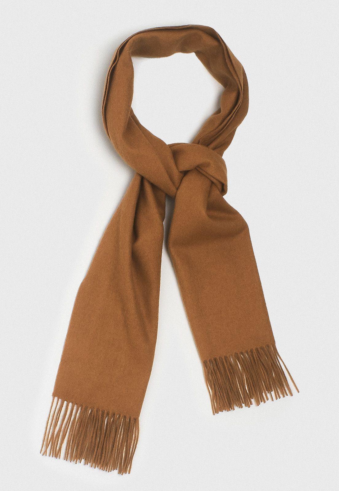 Echarpe De Mujer Merino Shawl Camel-1