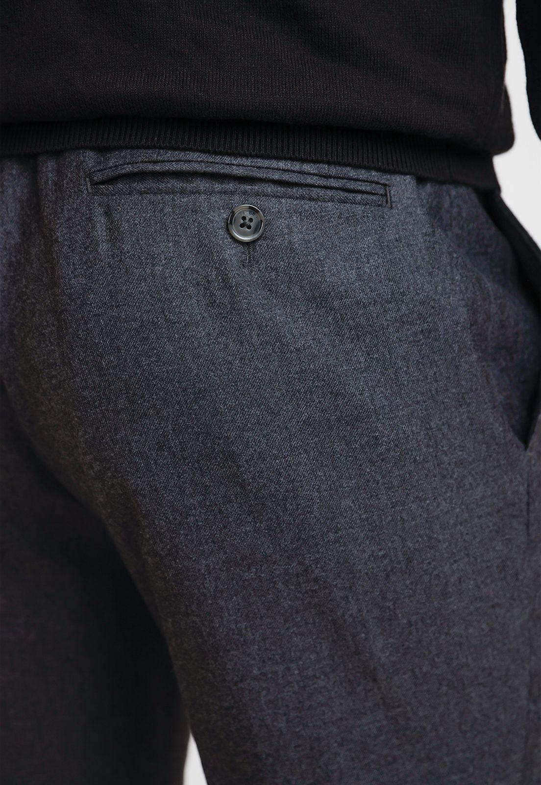 Pantalón Hombre Formal Flannel Marengo-2