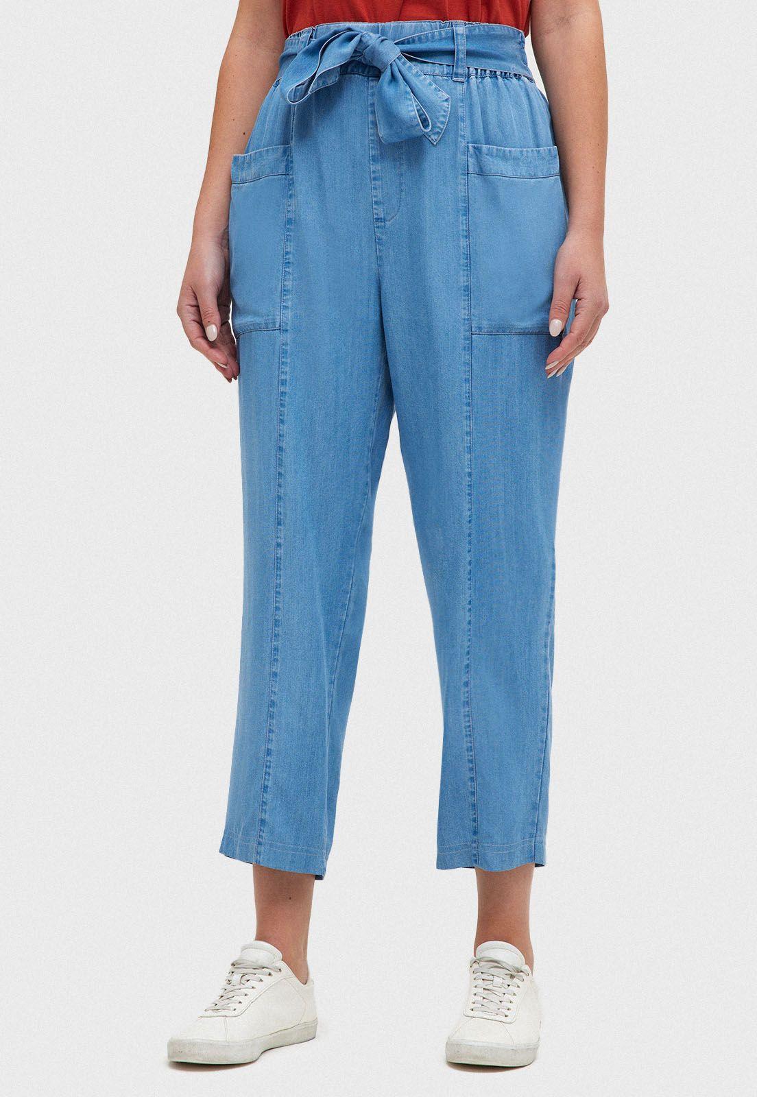 Pantalón Agnes Celeste-0