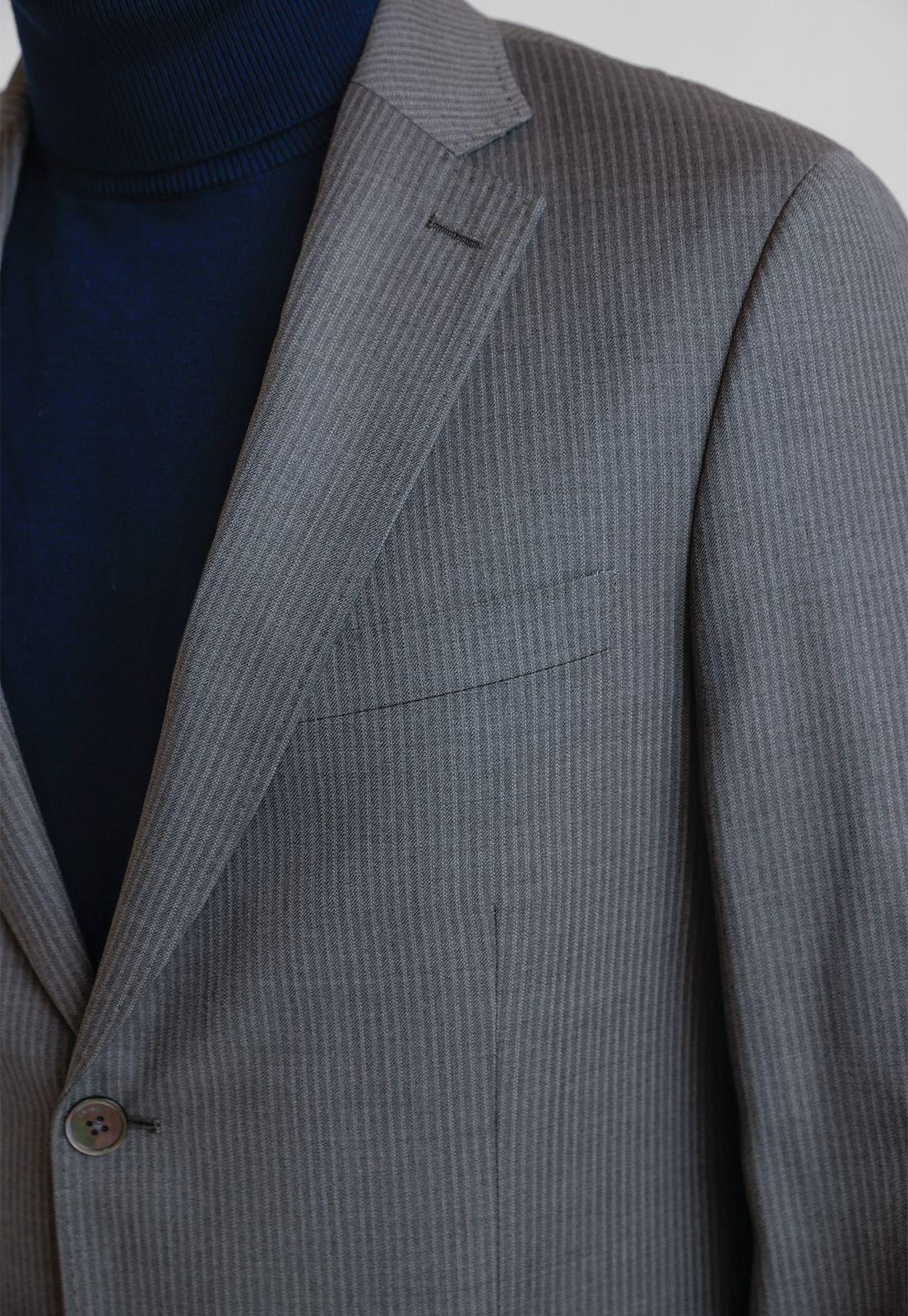 Traje Hombre Formal Lana S120'S Sartorial Gris-2