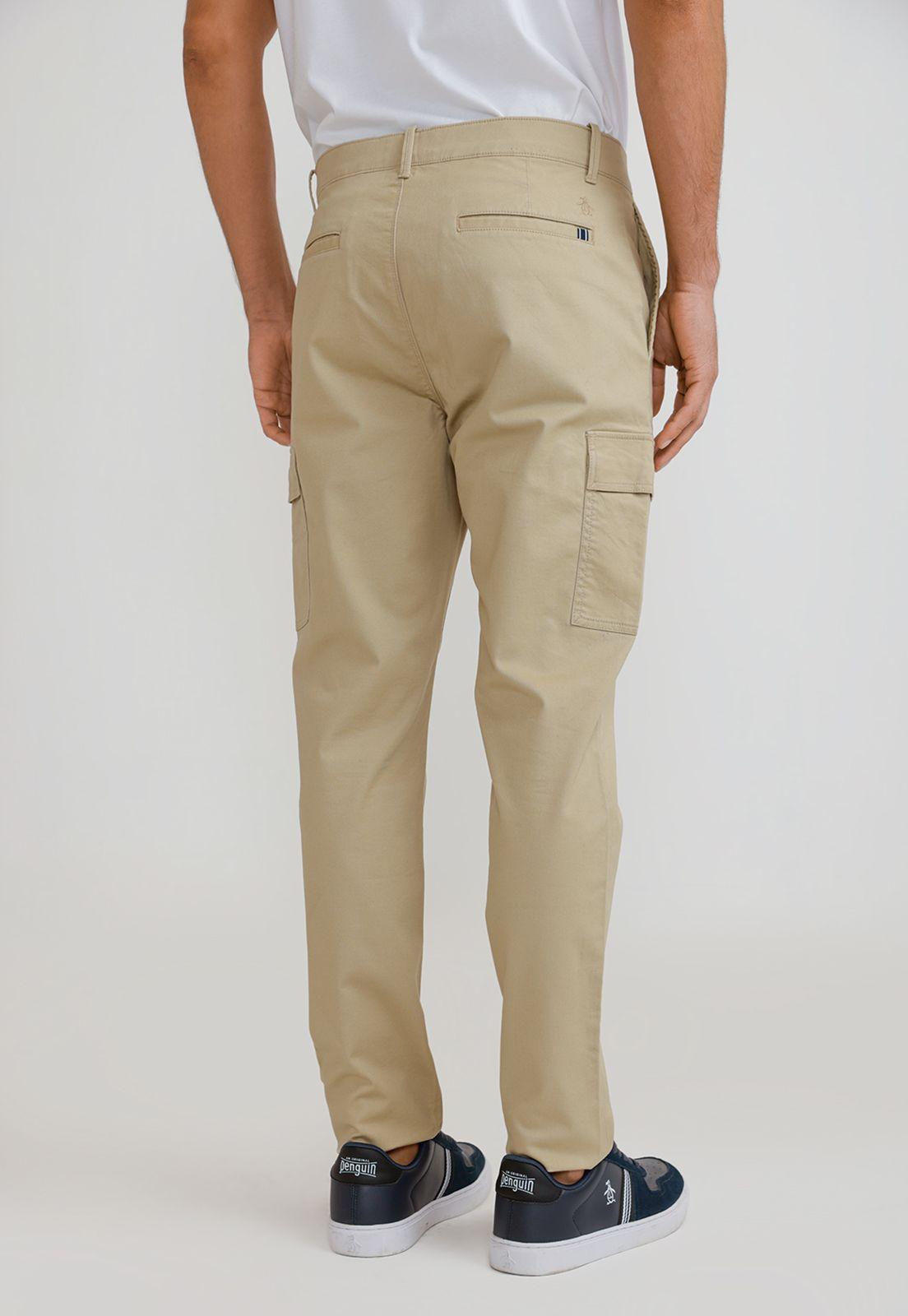 Pantalón Hombre Cargo Beige OPBF2412-1