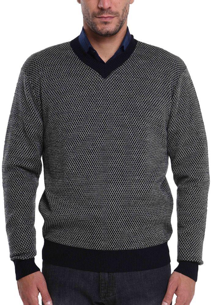 Sweater V Neck Gris-4
