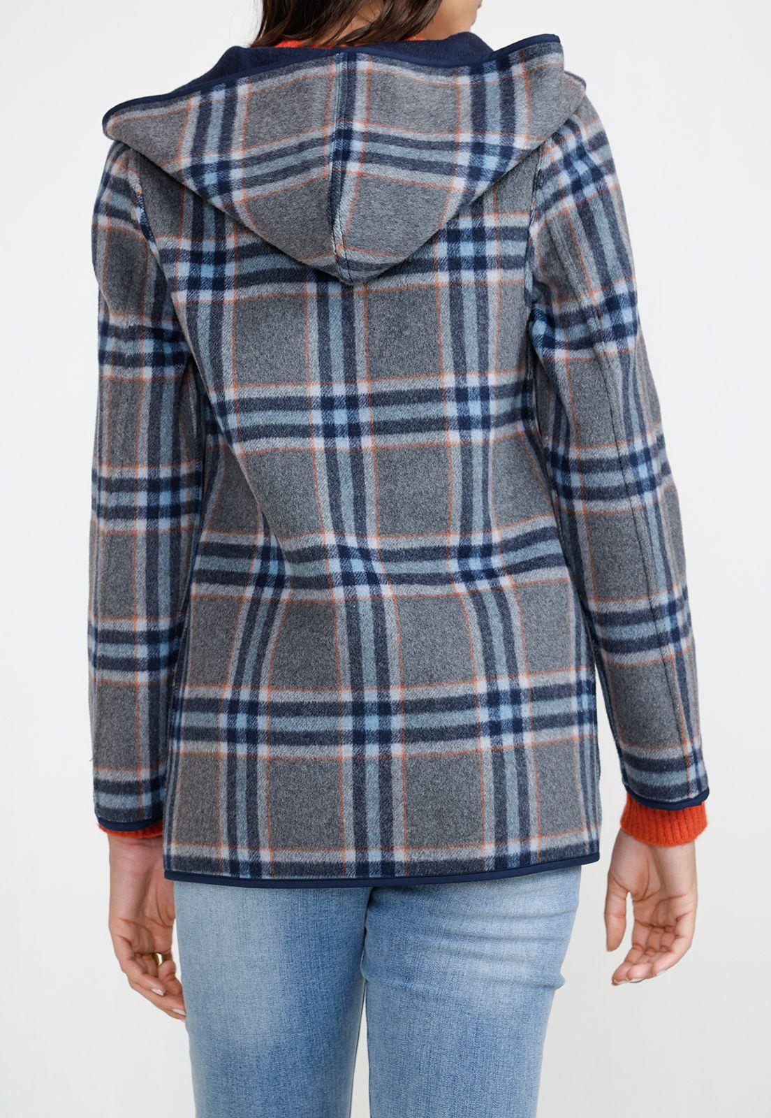 Chaquetón Mujer Anele Azul-3