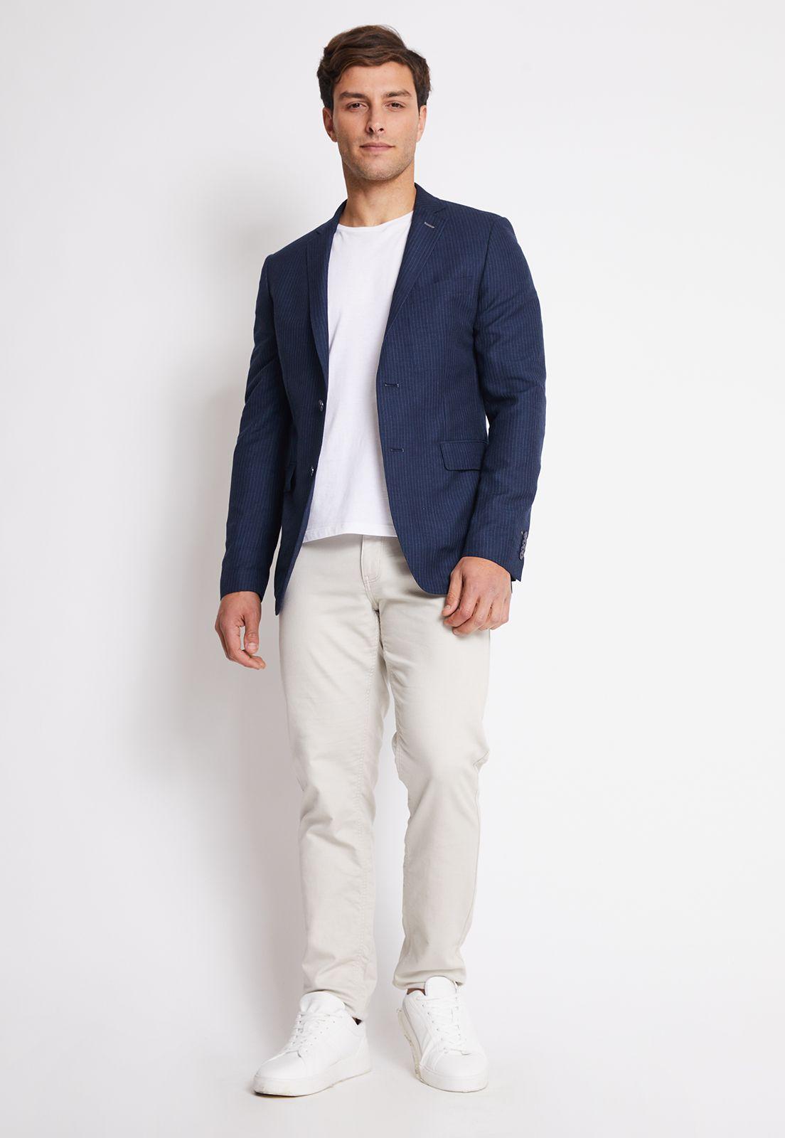 CHAQUETA HOMBRE LINO-2