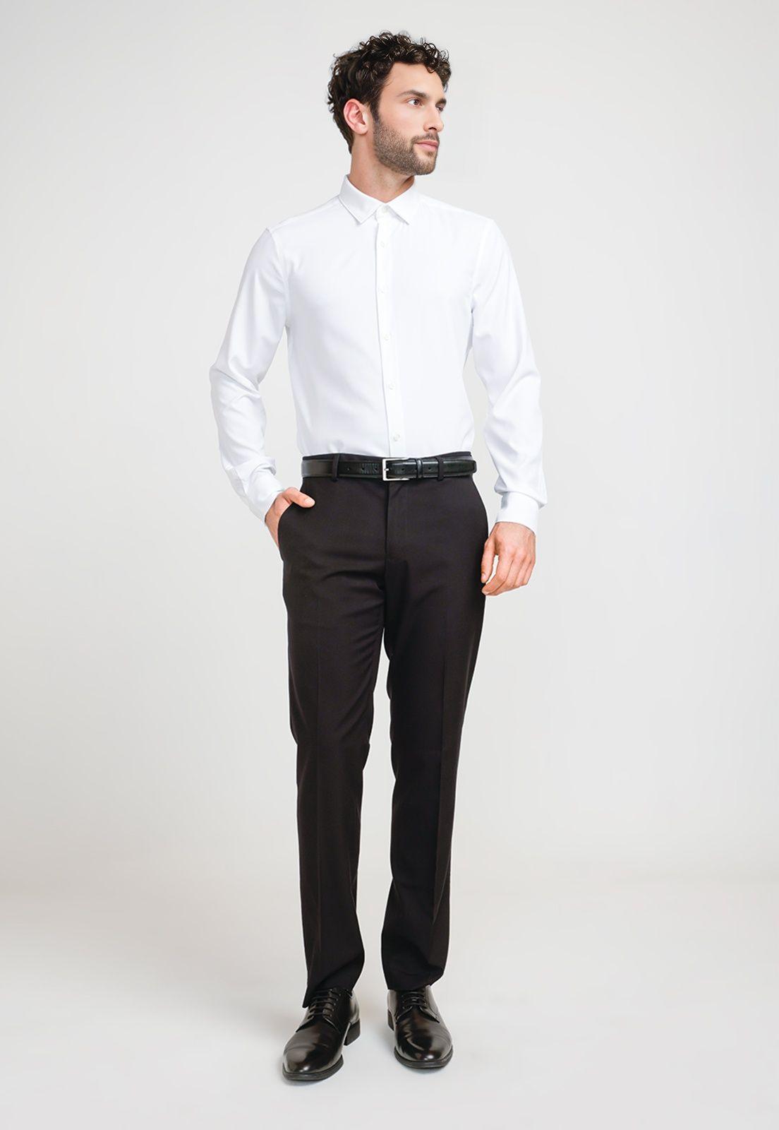 Camisa Hombre Total Stretch Blanco-3