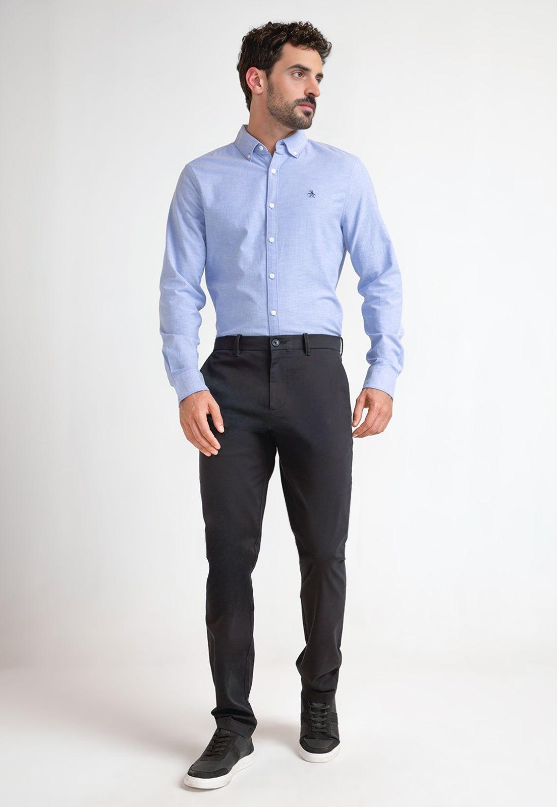 Pantalón De Hombre Negro-3